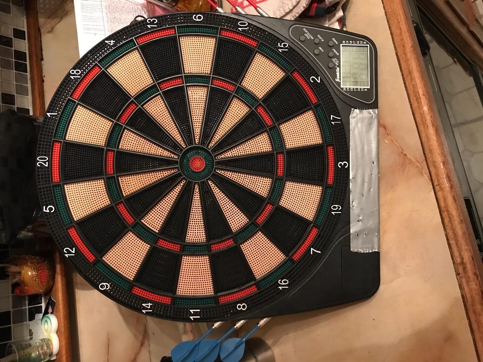 Franklin Sports Electronic Dart Board Sets - Soft Tip Electric Dartboard with Digital Scoreboard - (6) Darts Included customer photo 2