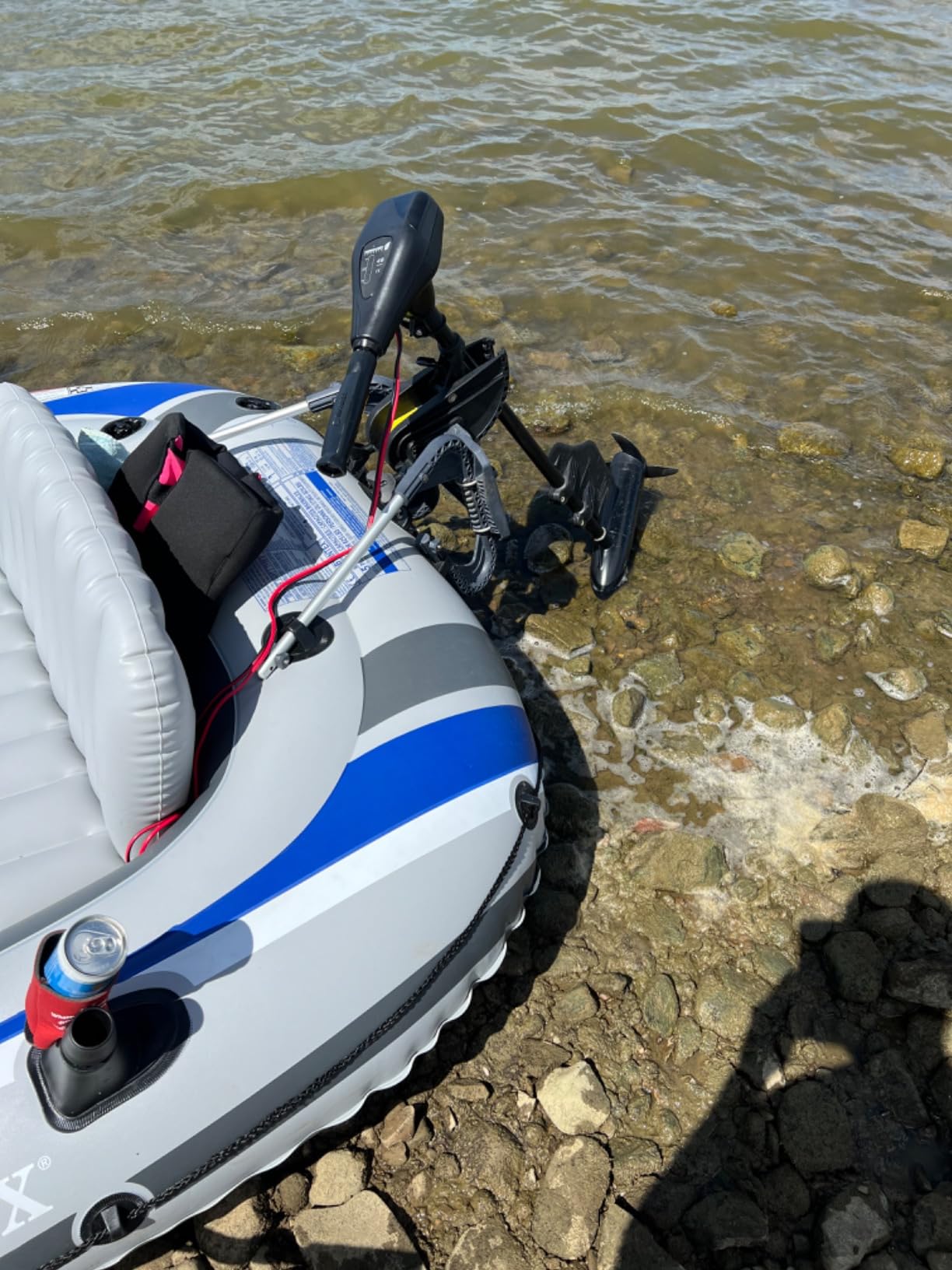 Newport NV-Series 55lb Thrust Saltwater Transom Mounted Trolling Electric Trolling Motor w/LED Battery Indicator customer photo 1