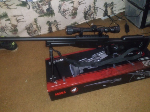 BBTac BT59 Airsoft Sniper Rifle Bolt Action Type 96 Airsoft Gun, with 3-9x40 Rifle Scope & Aluminum Bipod customer photo 2