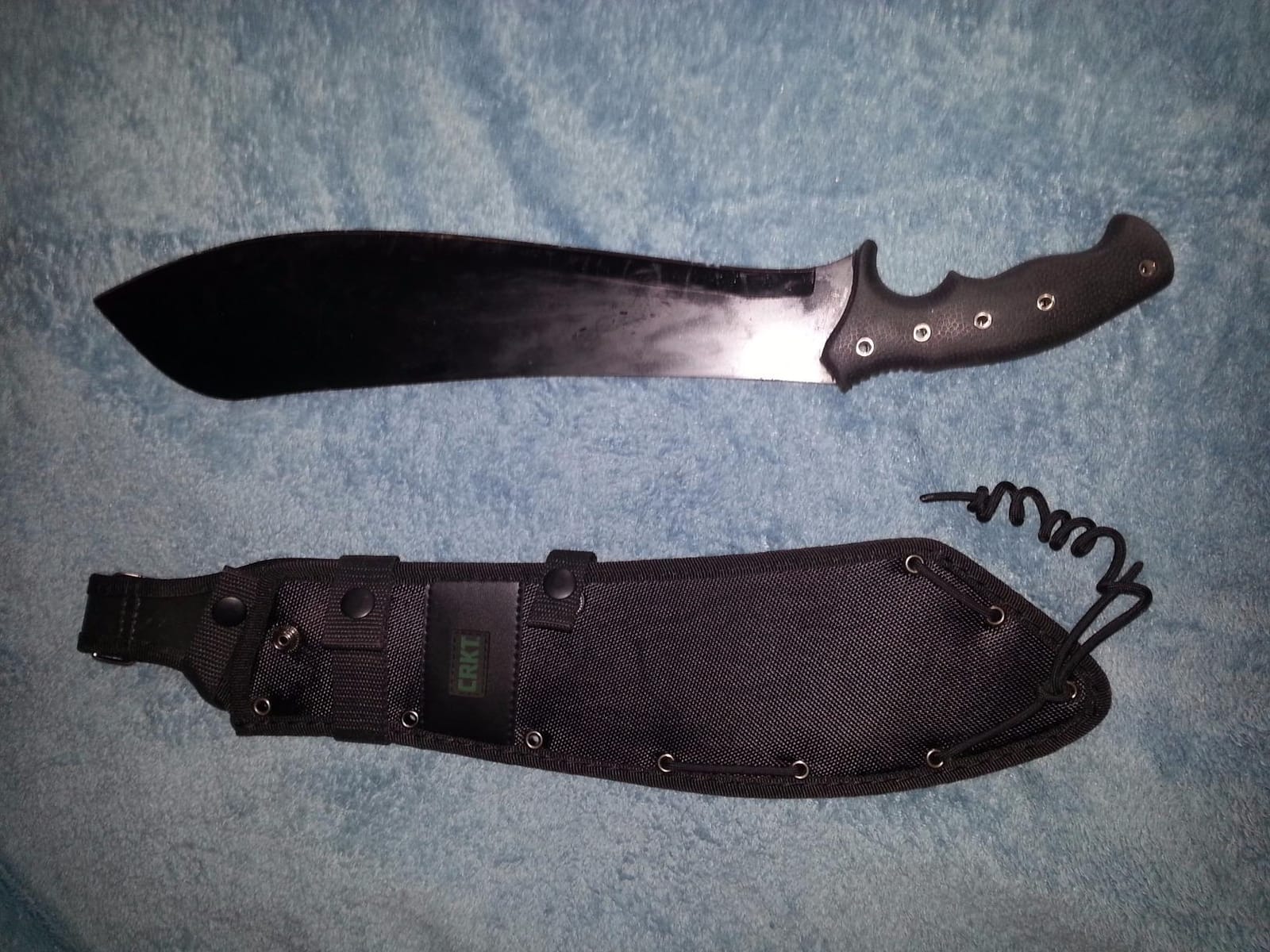 CRKT Halfachance Outdoor Fixed Blade Knife with Sheath, Black, K920KKP | 14