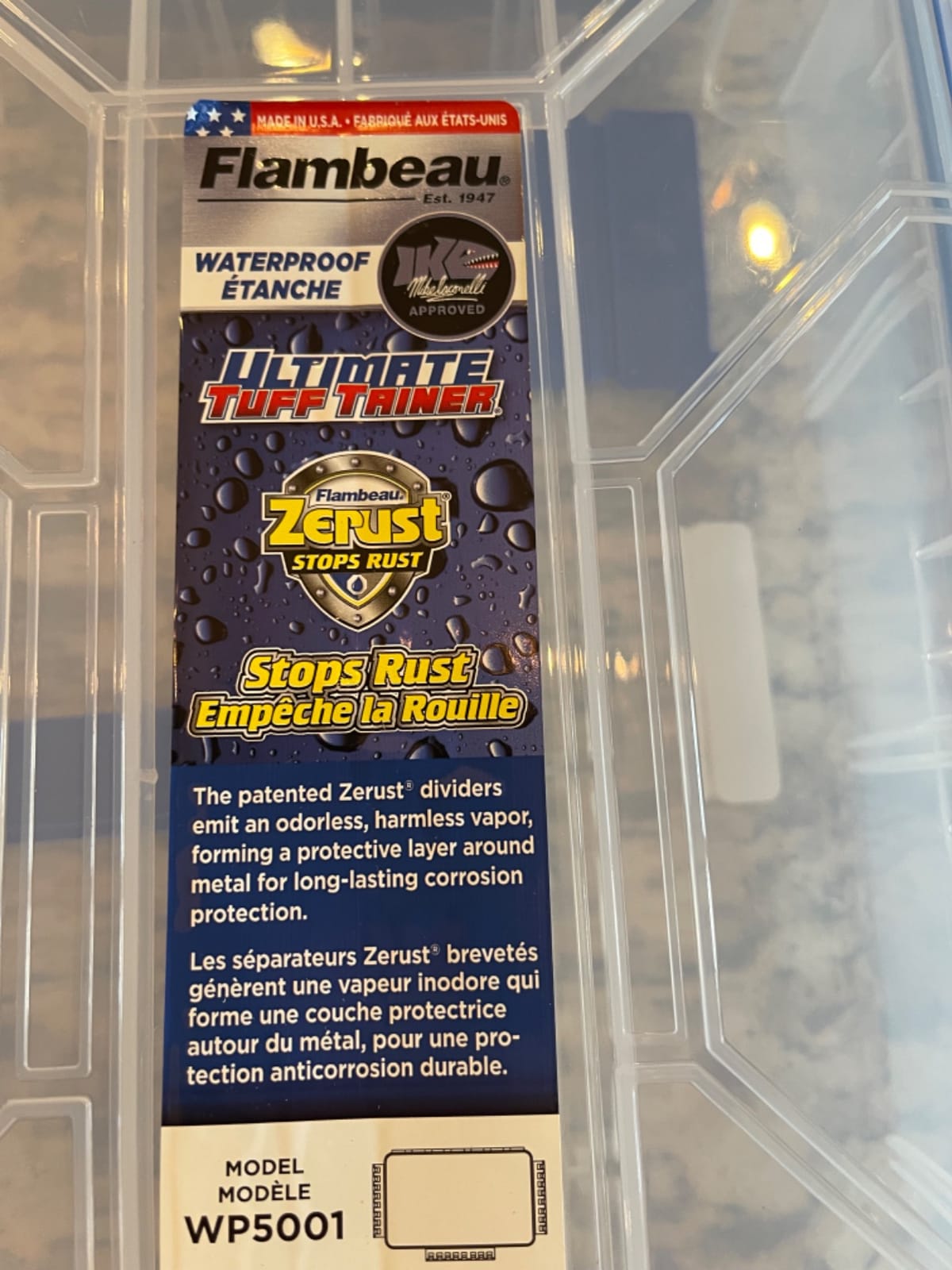 Flambeau Outdoors WP5001 Waterproof Tuff Tainer 14in, Double Deep Open Core with Zerust Anti-Rust Tab, O-ring Seal, Translucent, Stackable customer photo 2