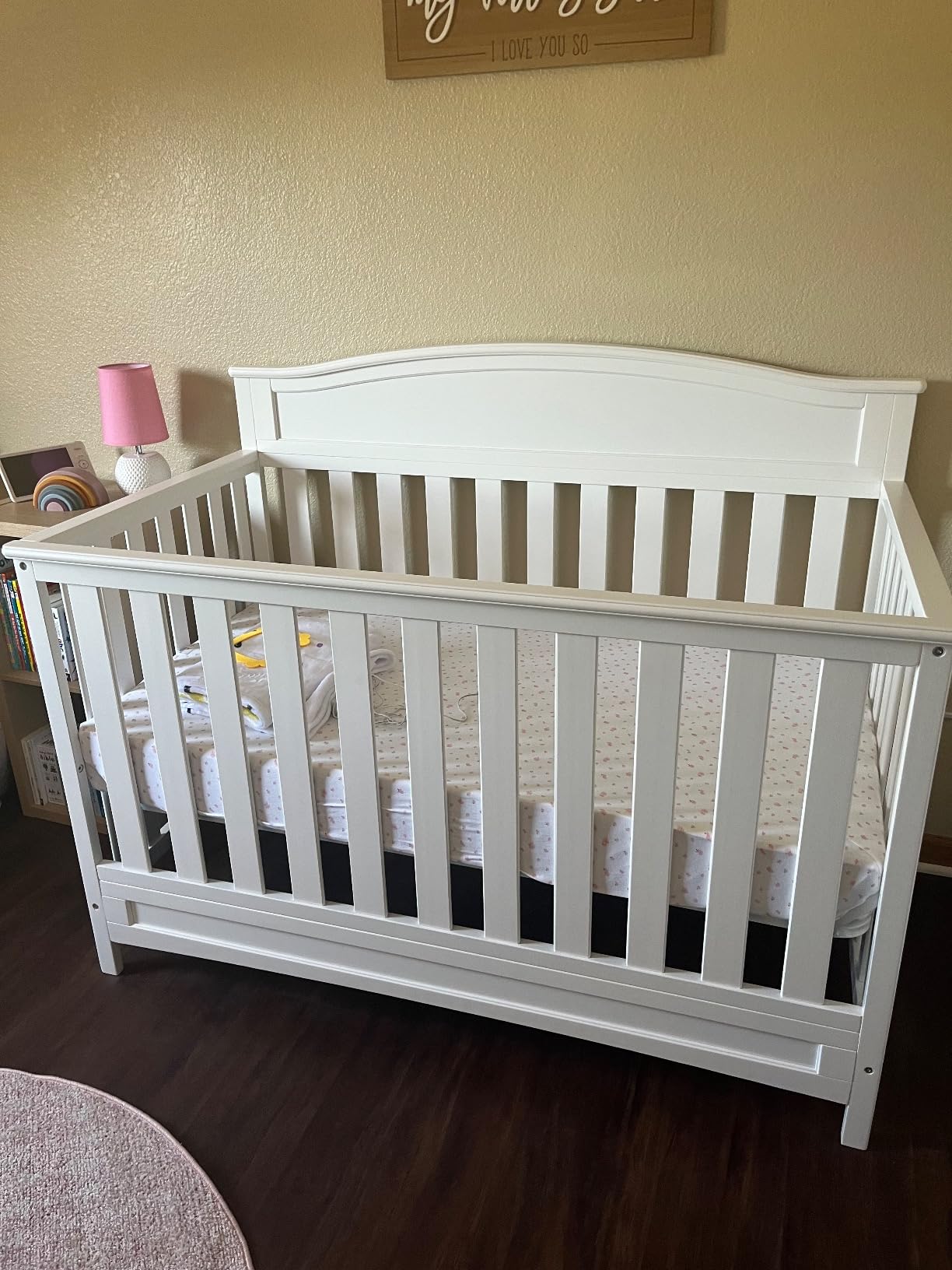 Delta Children Emery 4-in-1 Convertible Baby Crib - Greenguard Gold Certified, White customer photo 1
