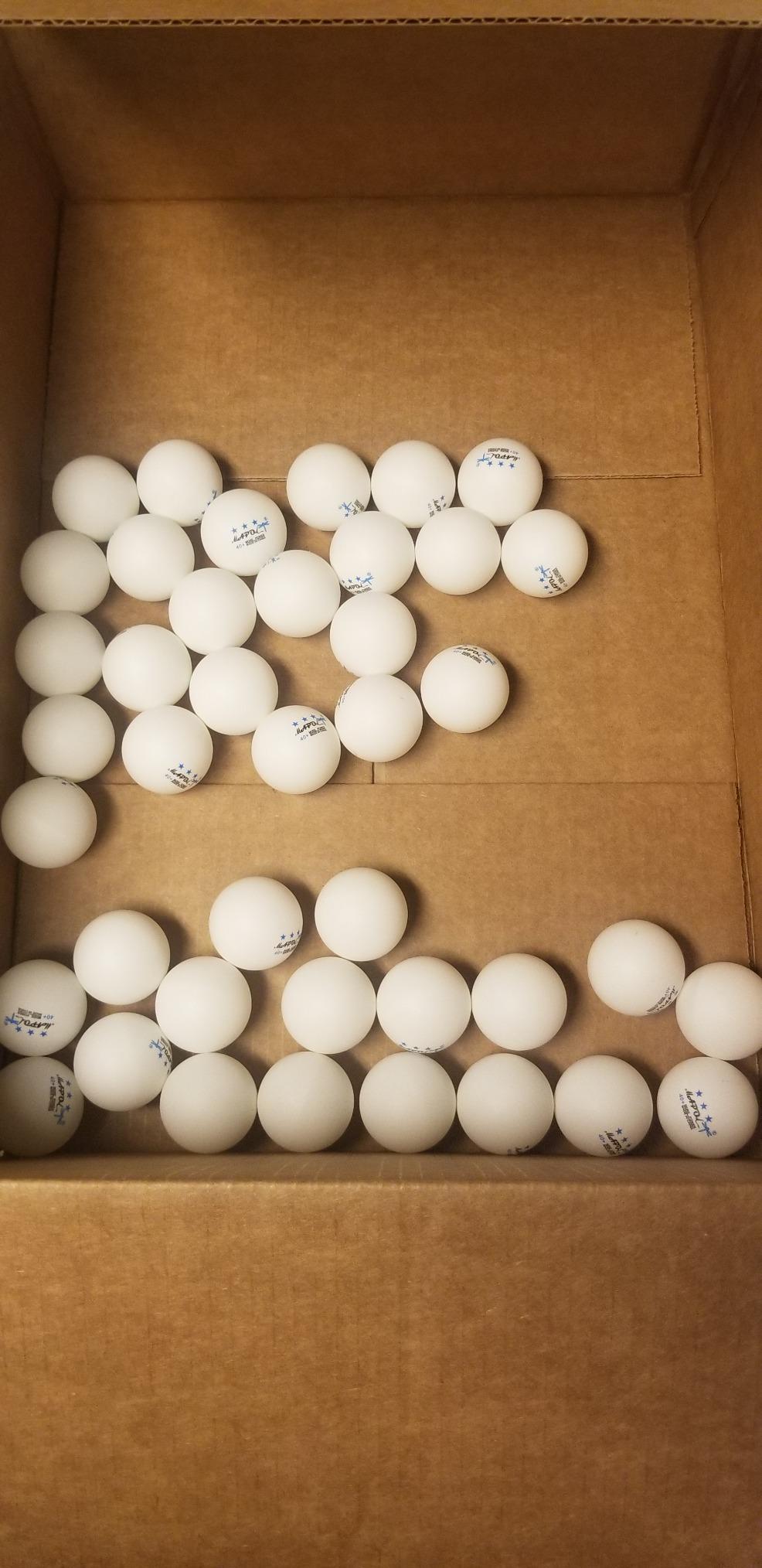 MAPOL 50 White 3-Star Table Tennis Ball Premium Training Ping Pong Balls customer photo 1