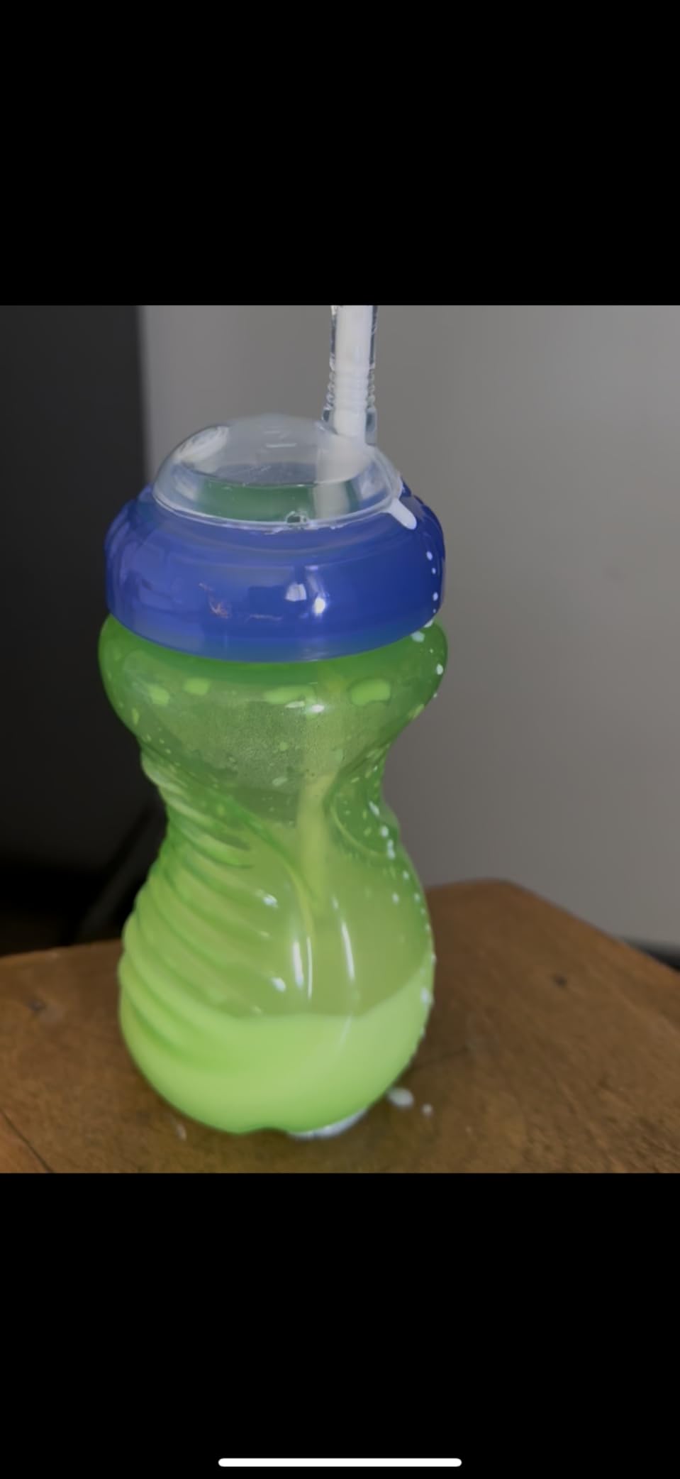 Nuby No-Spill Soft Straw Easy Grip Sippy Cup, 10 Oz - 3 Pack customer photo 1