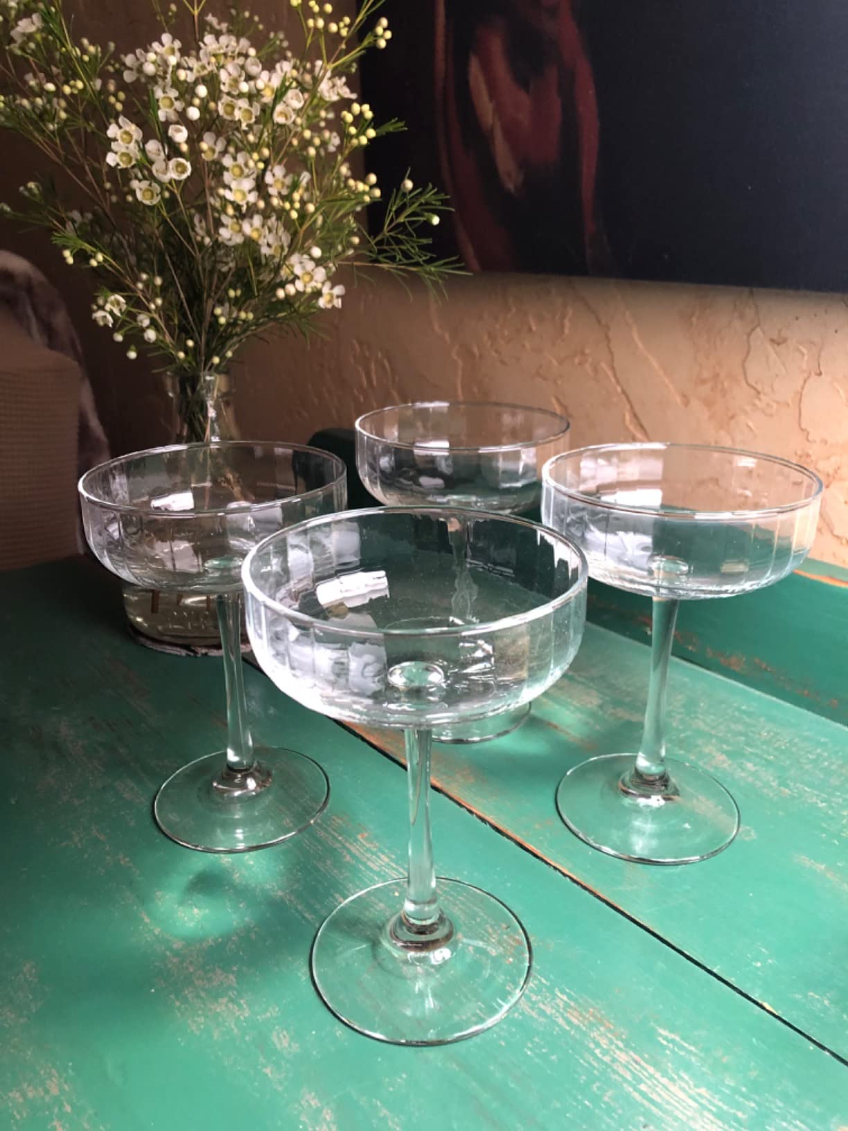 Libbey 3055 Perception Cocktail Coupe Glasses Set of 12, Elegant, Curvaceous Coupe Martini Glasses, 8.5 Oz Stemmed Champagne Coupe for Beverages customer photo 1