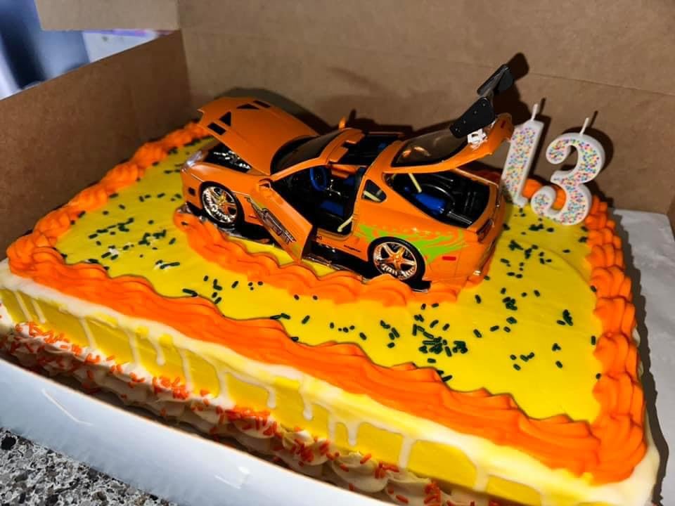 Jada Toys Fast & Furious 1:24 Brian's Toyota Supra Die-cast Car, Toys for Kids and Adults, Orange (97168) customer photo 1