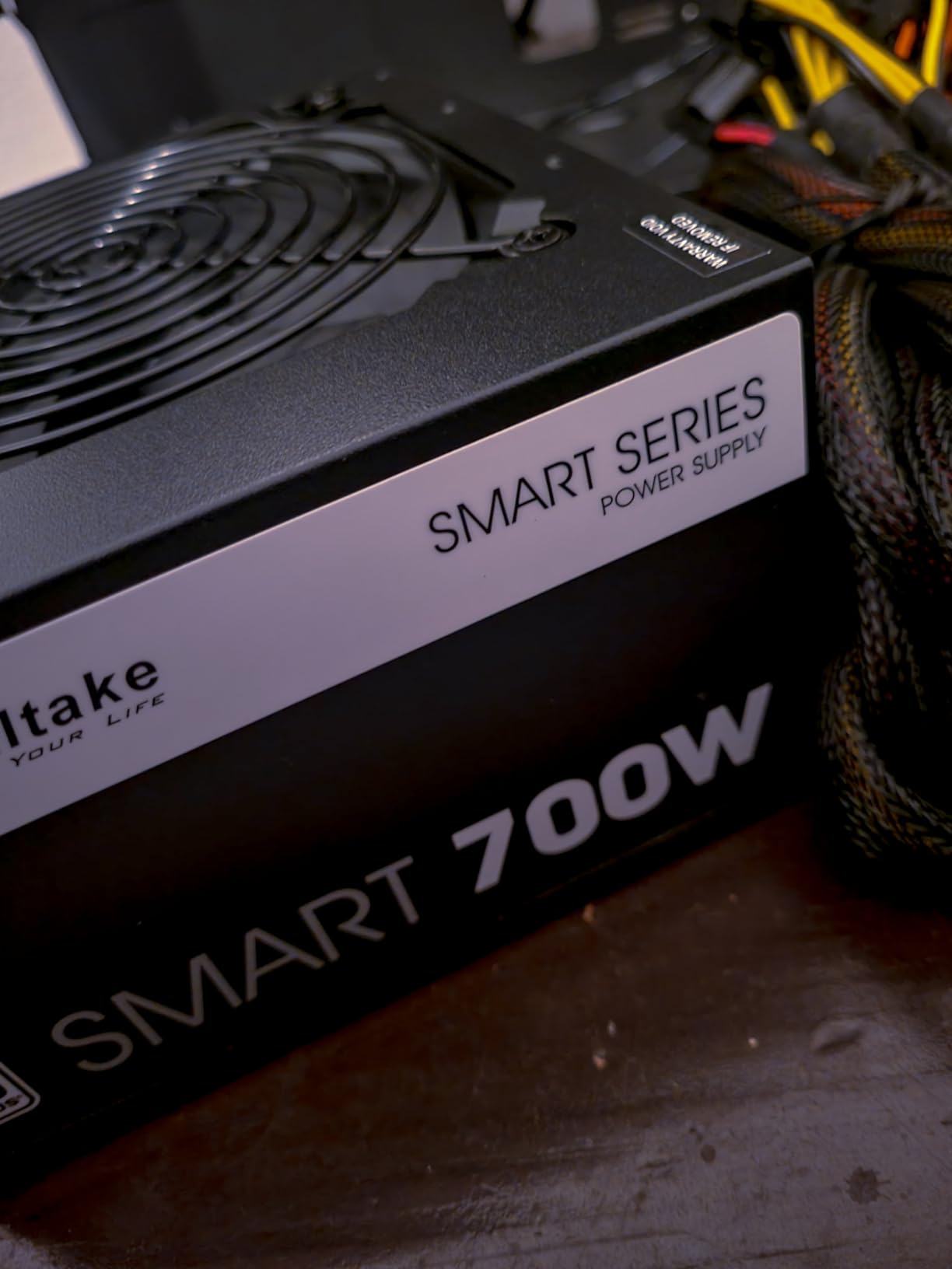 Thermaltake Smart 700W 80+ White Certified PSU, Continuous Power with 120mm Ultra Quiet Fan, ATX 12V V2.3/EPS 12V Active PFC Power Supply PS-SPD-0700NPCWUS-W customer photo 1