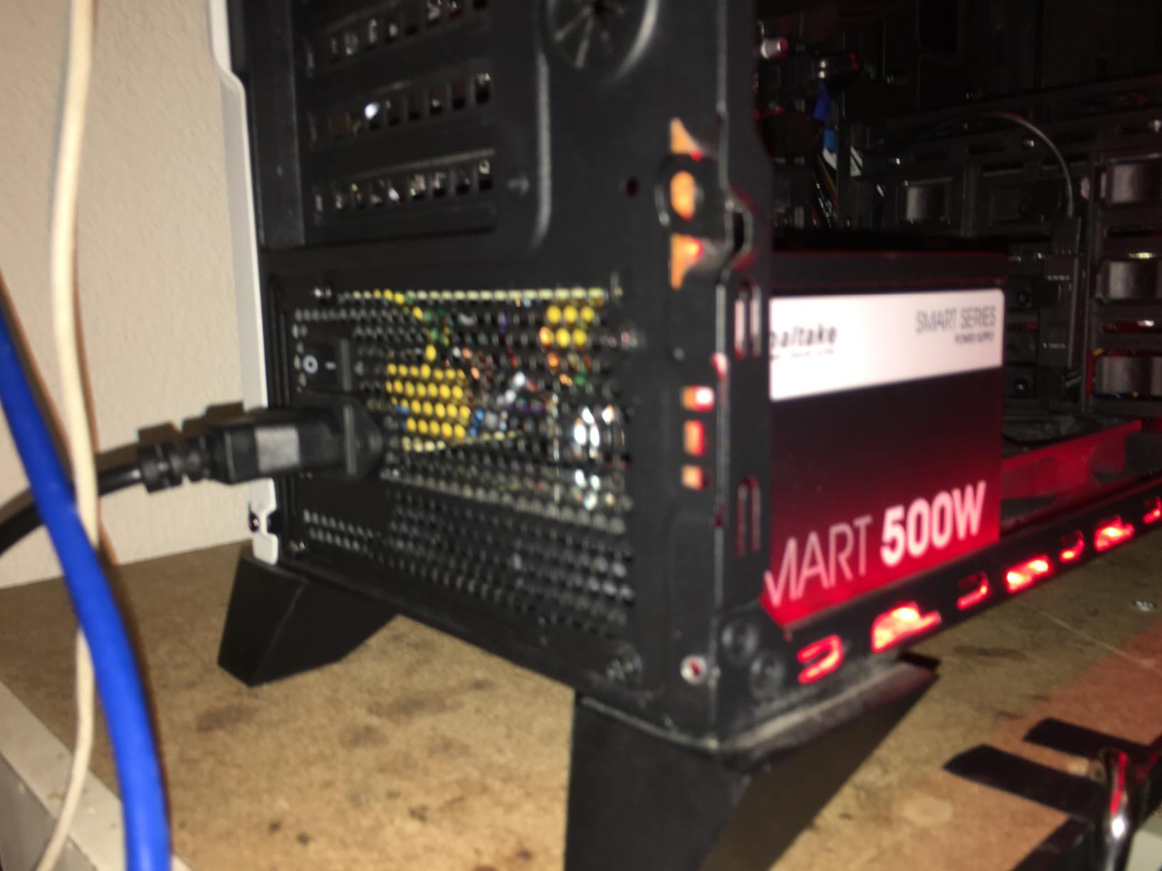 Thermaltake Smart 500W 80+ White Certified PSU, Continuous Power with 120mm Ultra Quiet Cooling Fan, ATX 12V V2.3/EPS 12V Active PFC Power Supply PS-SPD-0500NPCWUS-W customer photo 1