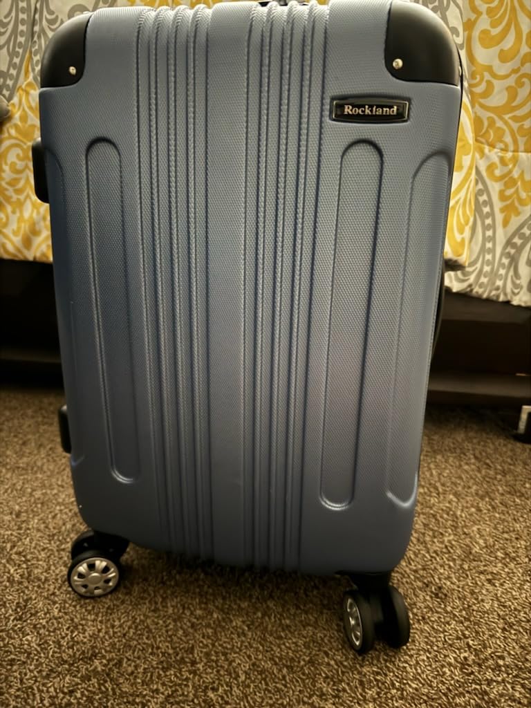 Rockland London Hardside Spinner Wheel Luggage, Charcoal, 3-Piece Set (20/24/28) customer photo 1