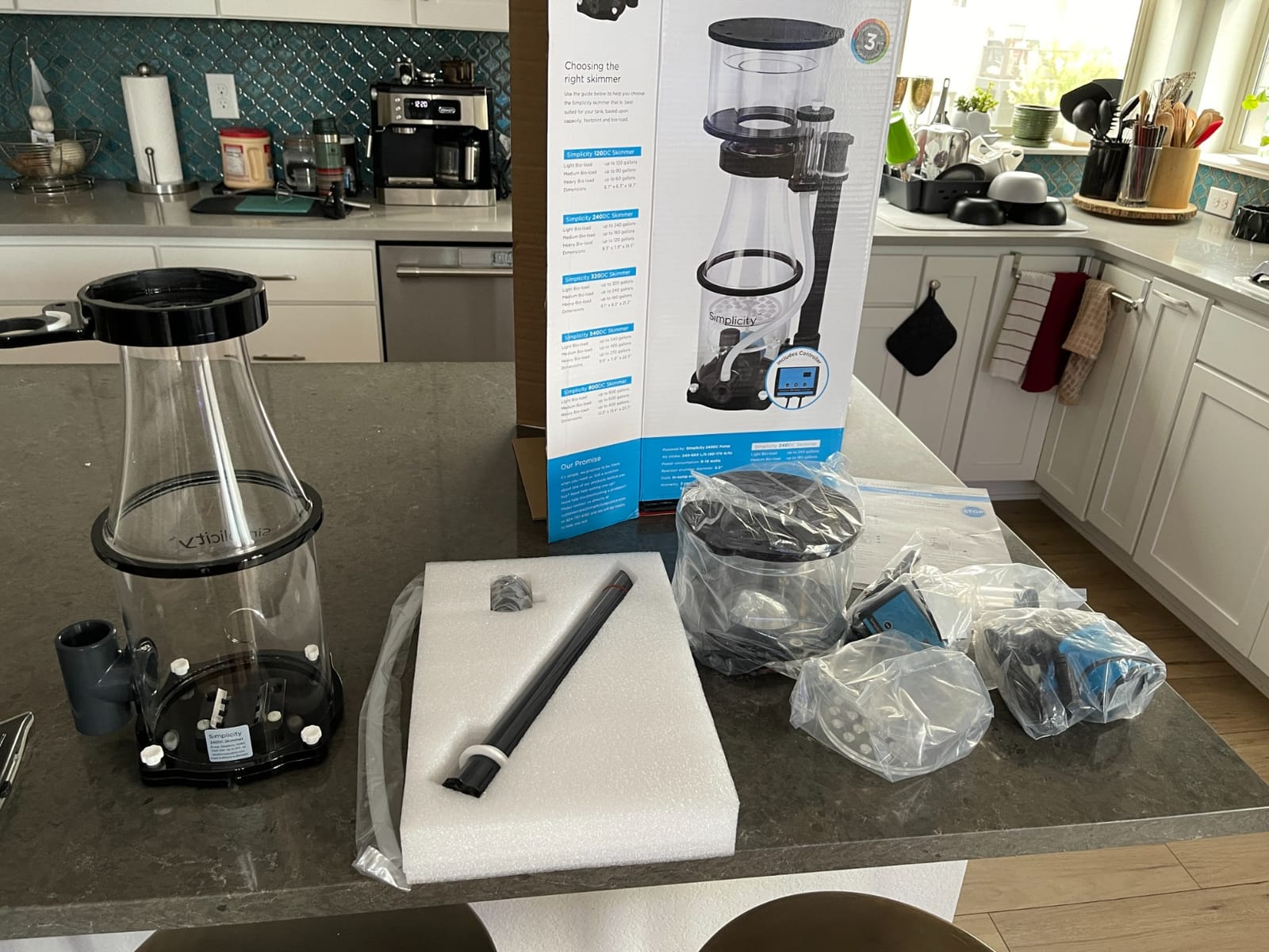 Simplicity 240DC Protein Skimmer for Saltwater Aquariums customer photo 1