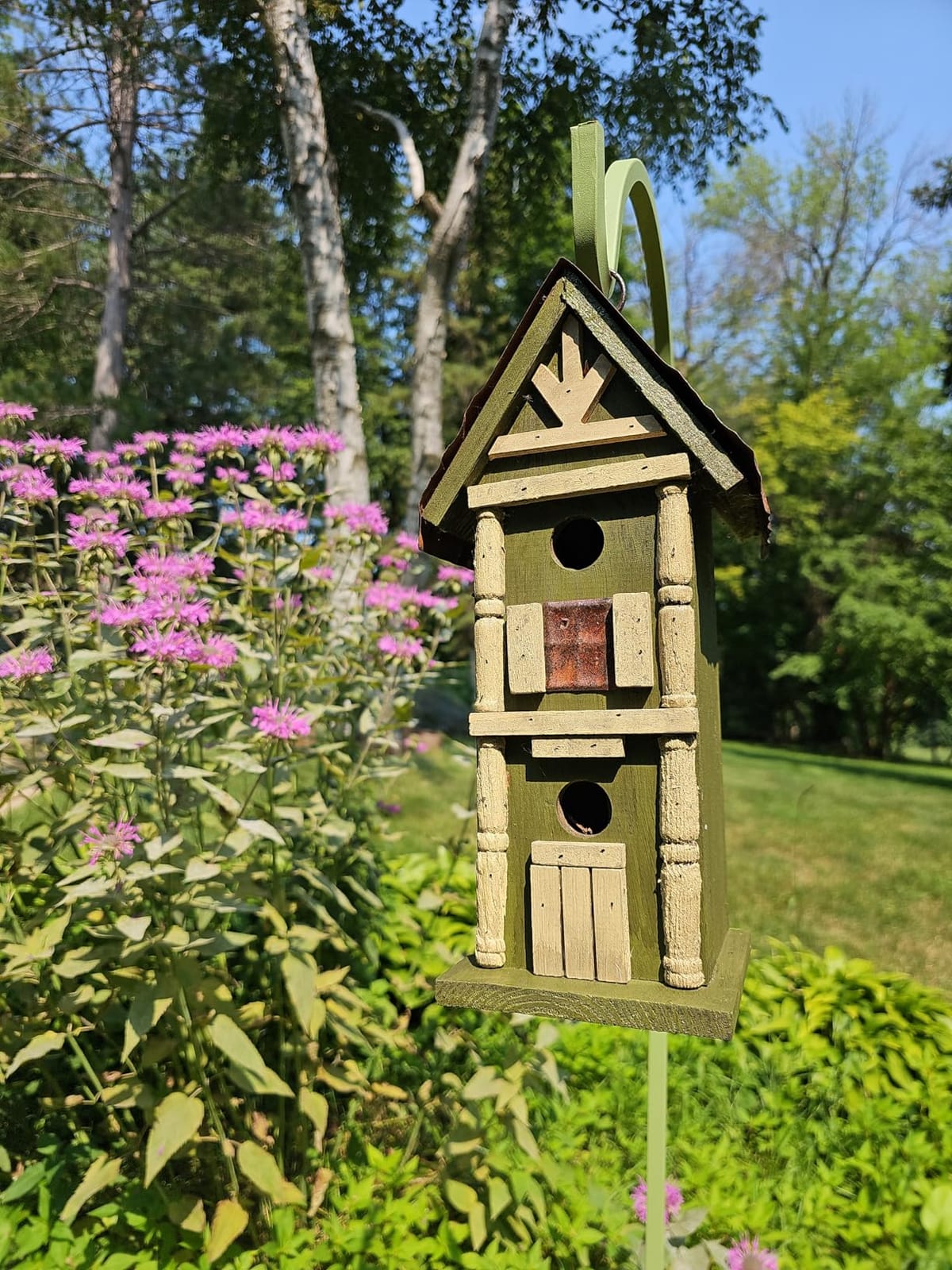 Glitzhome Bird Houses for Outside,10