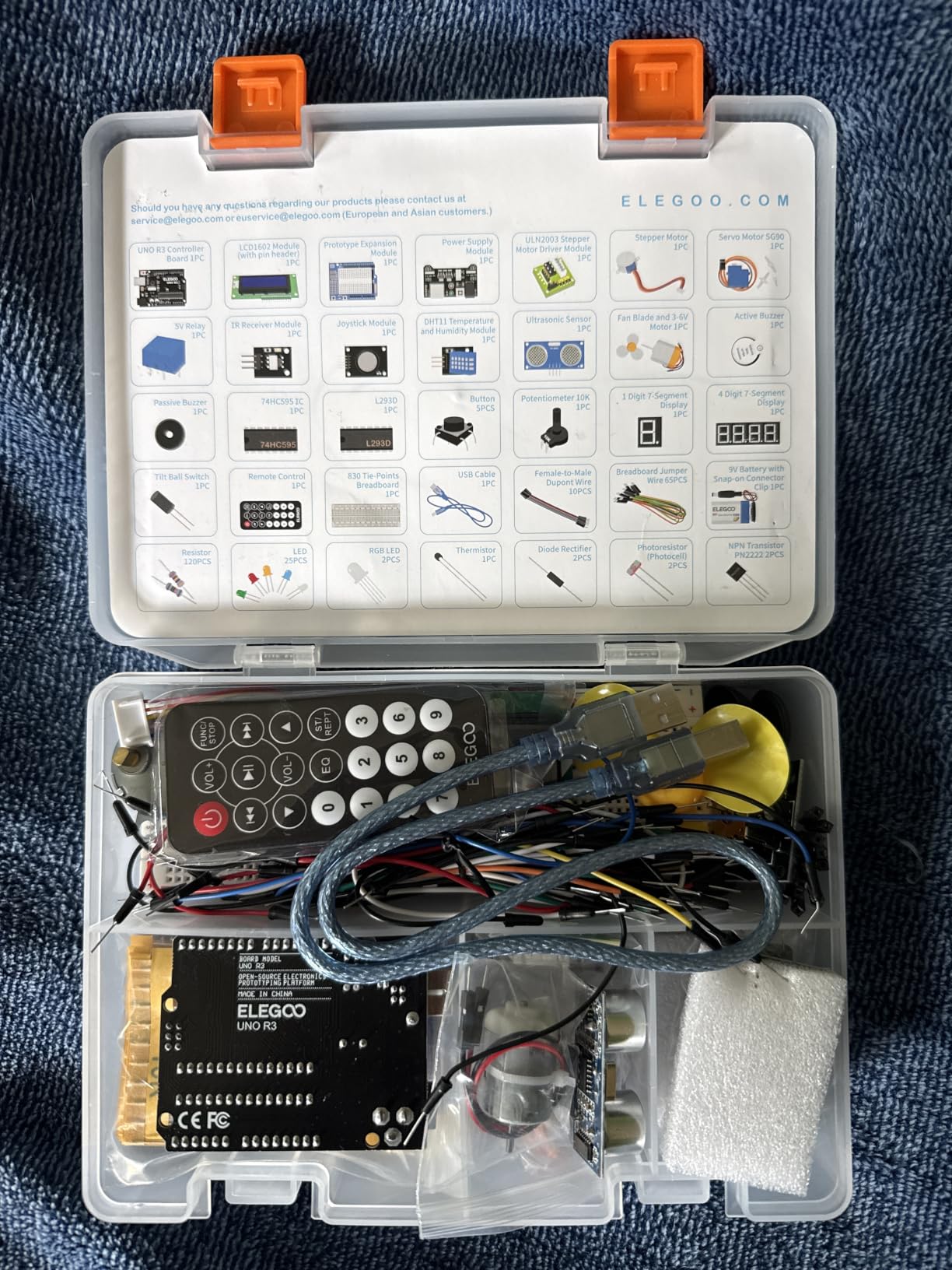 ELEGOO UNO R3 Project Super Starter Kit with PDF Tutorial for Beginners | Compatible with Arduino, 22+ Hands-on Projects, Upgraded Starter Kits with Power Supply, STEM, DIY Basic Circuit Building customer photo 2