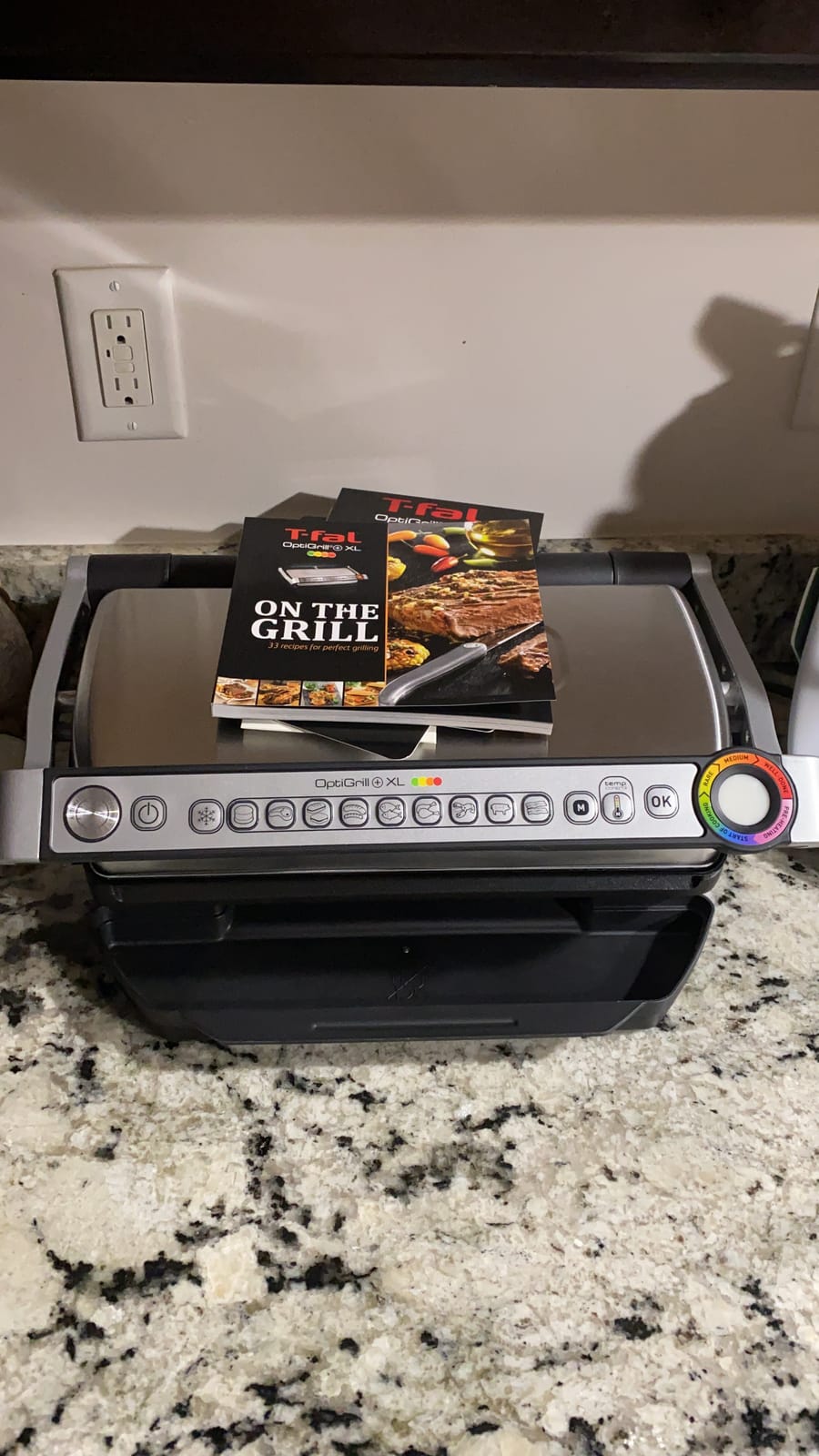 T-Fal OptiGrill Stainless Steel XL Electric Grill, 6 Servings, 9 Intelligent Automatic Cooking Modes, Panini Press, 1800 Watts, Nonstick Removable Plates, Indoor, Frozen Food, Kitchen Appliances customer photo 2
