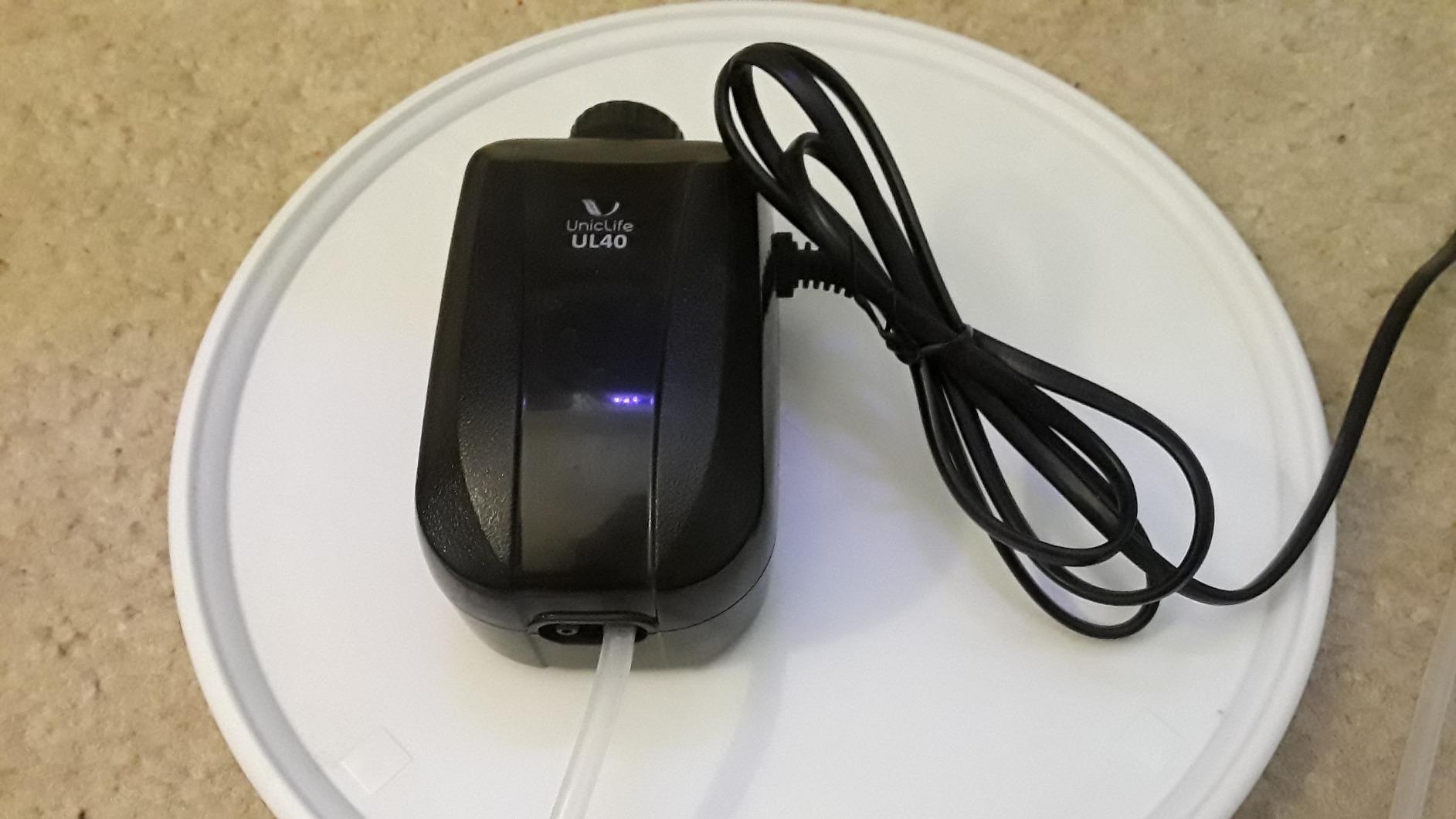 Uniclife Aquarium Air Pump Dual Outlet Fish Tank Aerator with Accessories for 5-200 Gallon Tank customer photo 2