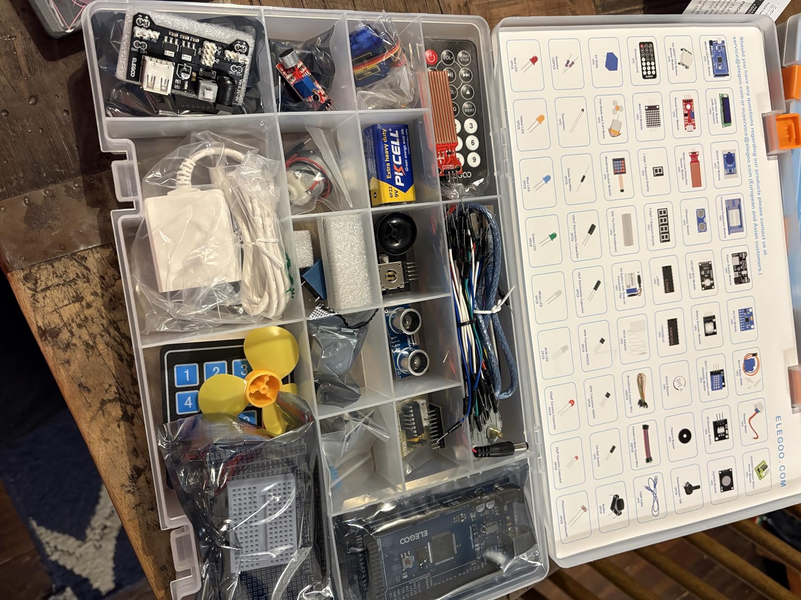 ELEGOO Mega 2560 R3 Project The Most Complete Starter Kit with Tutorial | Compatible with Arduino, Ultimate Starter Kit, PDF Tutorial, 35+ Guided Projects, 200+ Components, Sensors, Displays, Motors customer photo 1