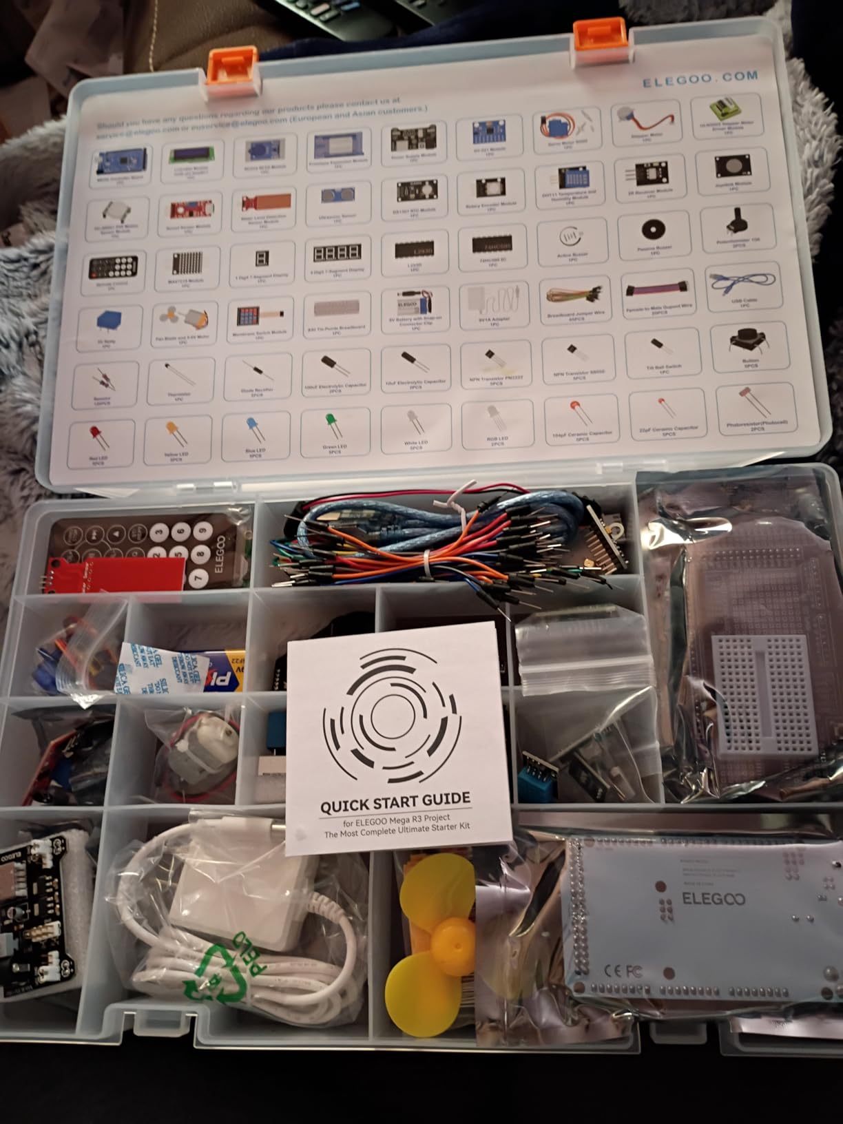ELEGOO Mega 2560 R3 Project The Most Complete Starter Kit with Tutorial | Compatible with Arduino, Ultimate Starter Kit, PDF Tutorial, 35+ Guided Projects, 200+ Components, Sensors, Displays, Motors customer photo 2