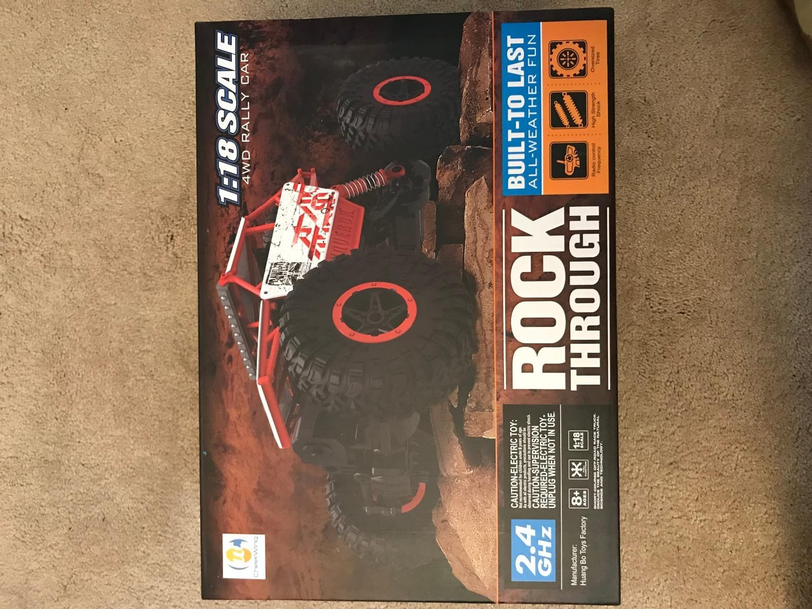 1:18 Rock Crawler 2.4Ghz Remote Control Car Off-Road Monster Truck Red customer photo 1