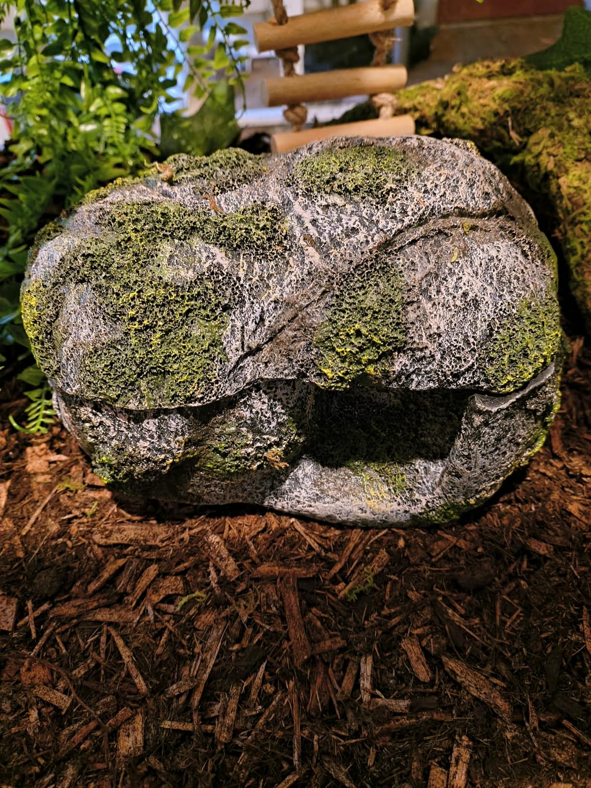 Zilla Rock Lair Naturalistic Hide for Snakes and Lizards, Small customer photo 1