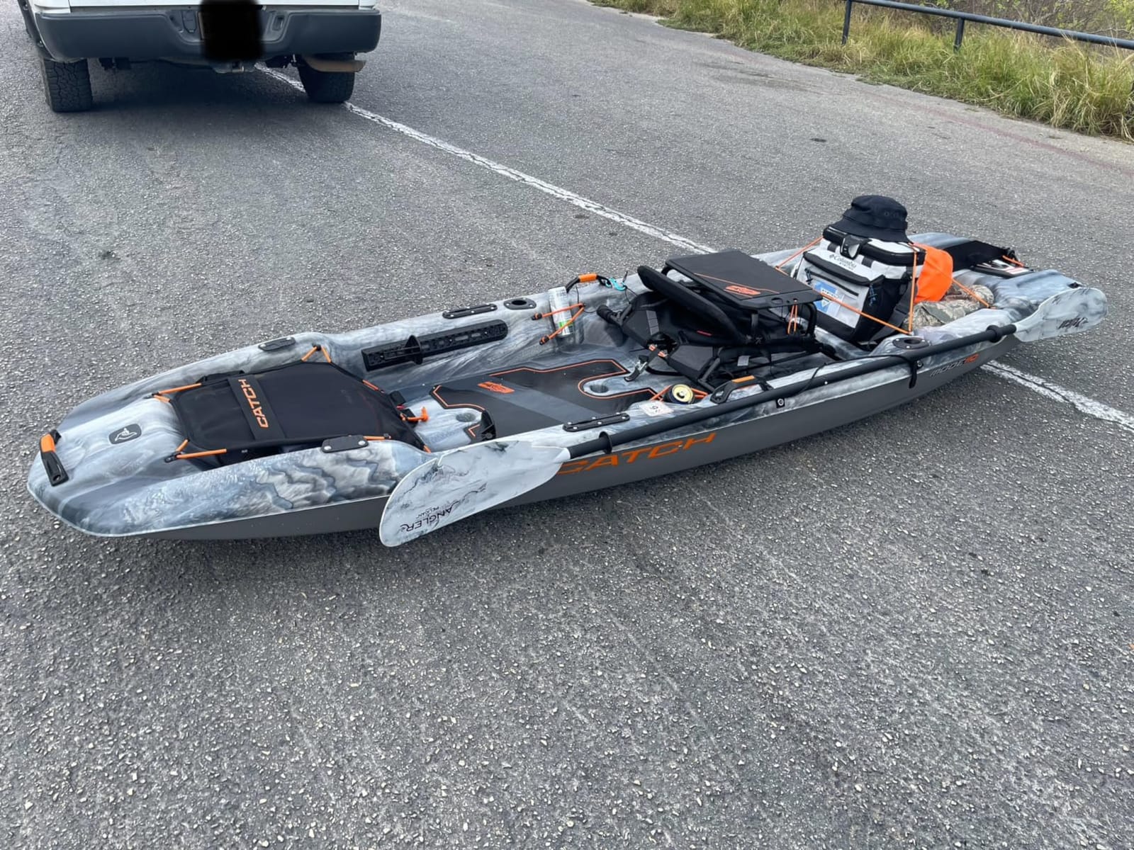 Pelican - Poseidon Angler Paddle - Aluminum Shaft with Reinforced Fiberglass Blades - Lightweight, Adjustable Kayaks Paddles - Perfect for Kayak Fishing customer photo 2