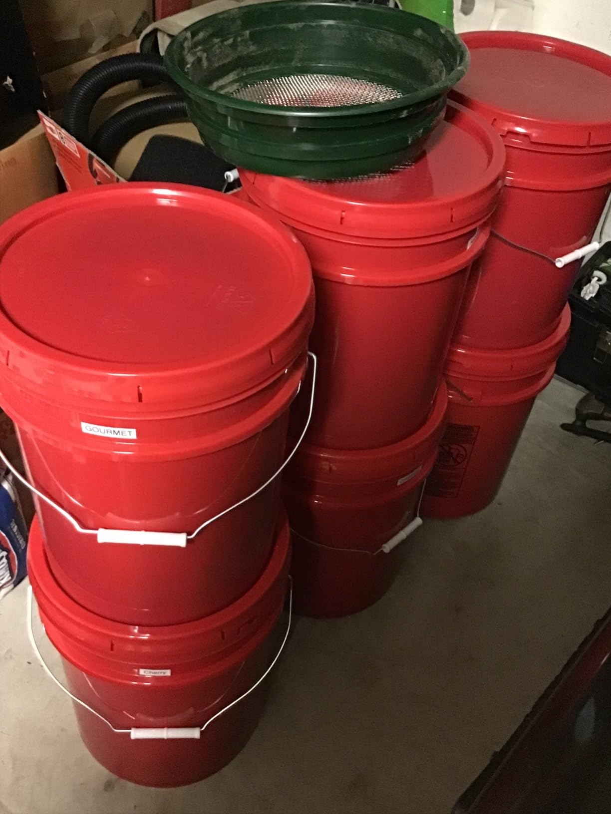 ePackageSupply 5 Gallon Bucket - Food Grade w/Lid BPA-Free, 6 Pack - White | Airtight Gasketed Tear Strip Lid, Heavy-Duty 90 Mil HDPE Plastic Pail, Bulk Storage, Food Safe Durable Container, Made in USA customer photo 2