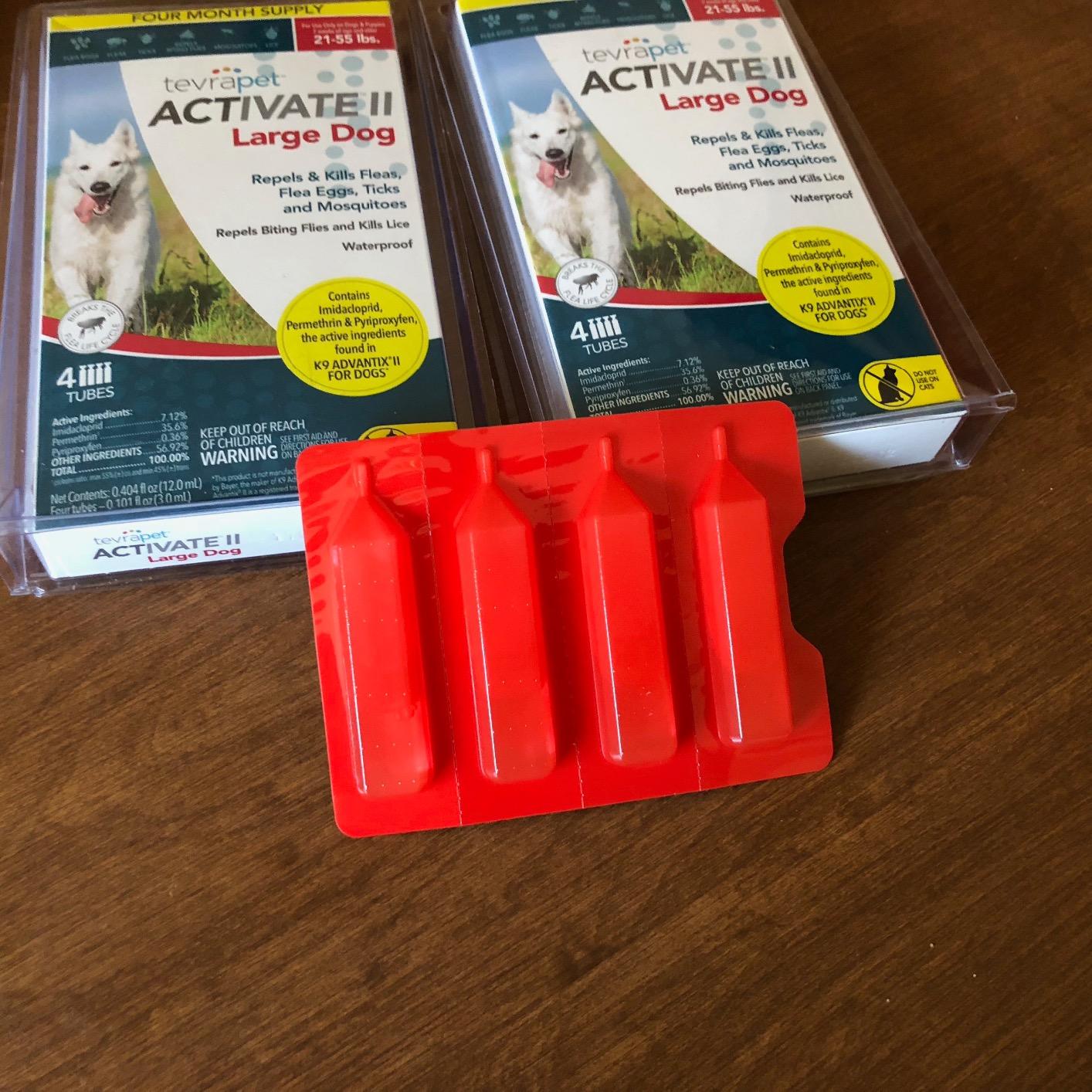 TevraPet Activate II Flea and Tick Prevention for Small Dogs, 4-10 lbs customer photo 1