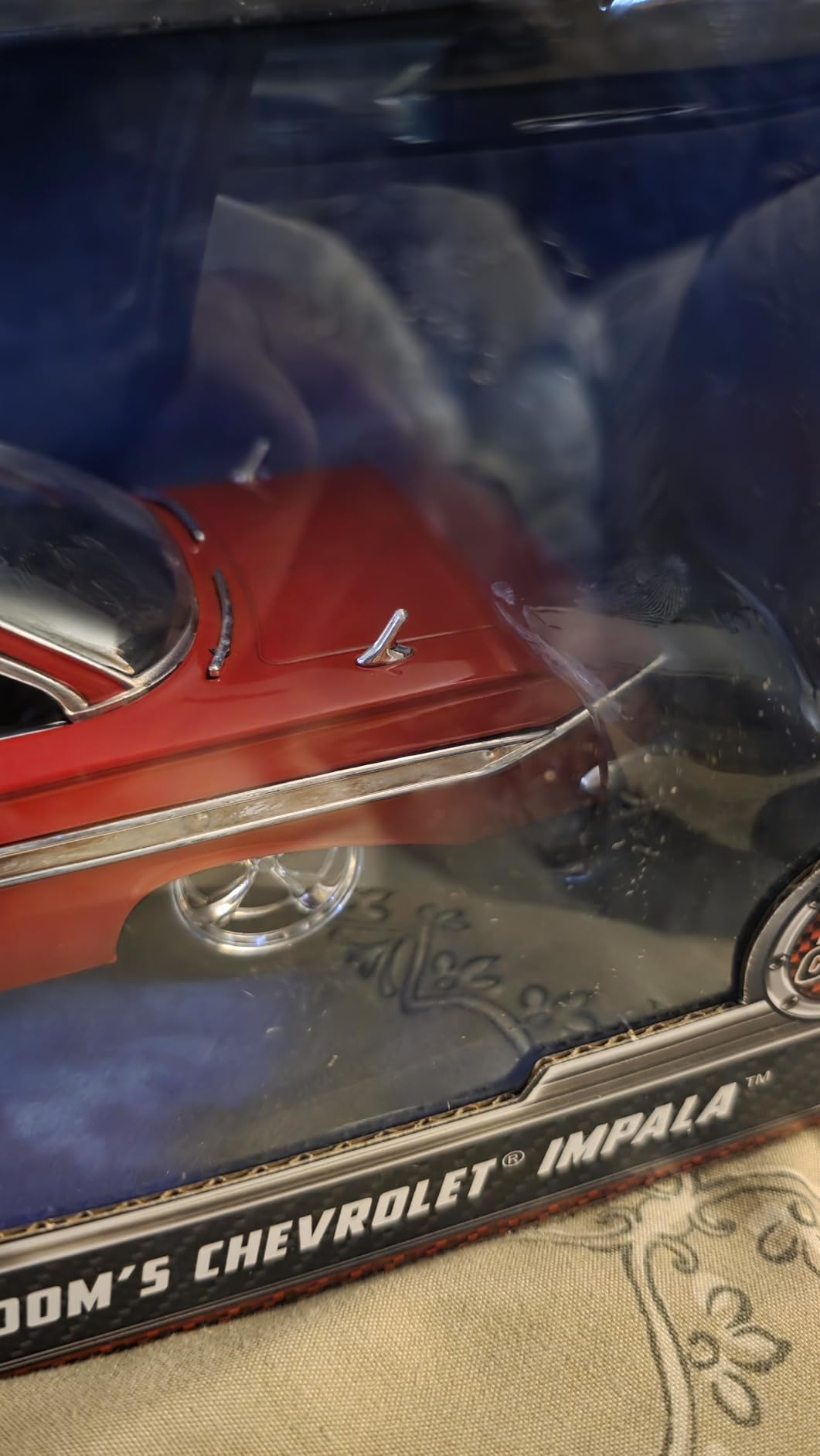 Jada Toys Fast & Furious 8 1:24 Diecast - Dom's Chevy Impala Vehicle, Red customer photo 2