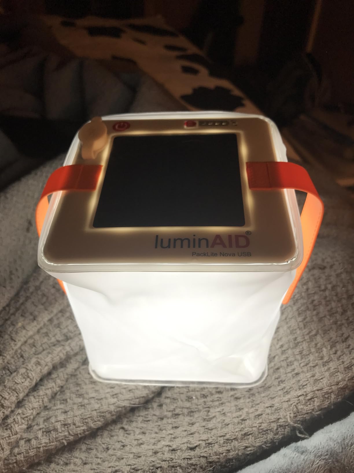 LuminAID Nova Inflatable Solar LED Lantern for Camping, Hiking & Travel | 75 Lumens, Waterproof, Camping, Hiking & Travel, Emergency Light for Power Outages, Hurricane, Survival Kits customer photo 1