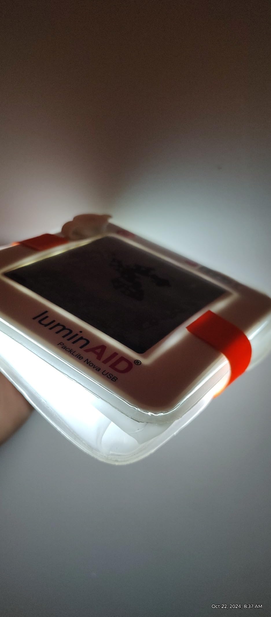 LuminAID Nova Inflatable Solar LED Lantern for Camping, Hiking & Travel | 75 Lumens, Waterproof, Camping, Hiking & Travel, Emergency Light for Power Outages, Hurricane, Survival Kits customer photo 2