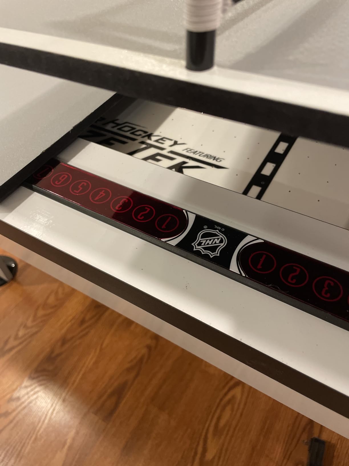 EastPoint NHL Power Play, Air Hockey Table, Table Tennis Top, Arcade Games | Game Room Fun, Table Games, Built-In Leg Levelers, LED Scoring, Stadium Sounds, Light-Up Corners, Complete Set, Easy Setup customer photo 1