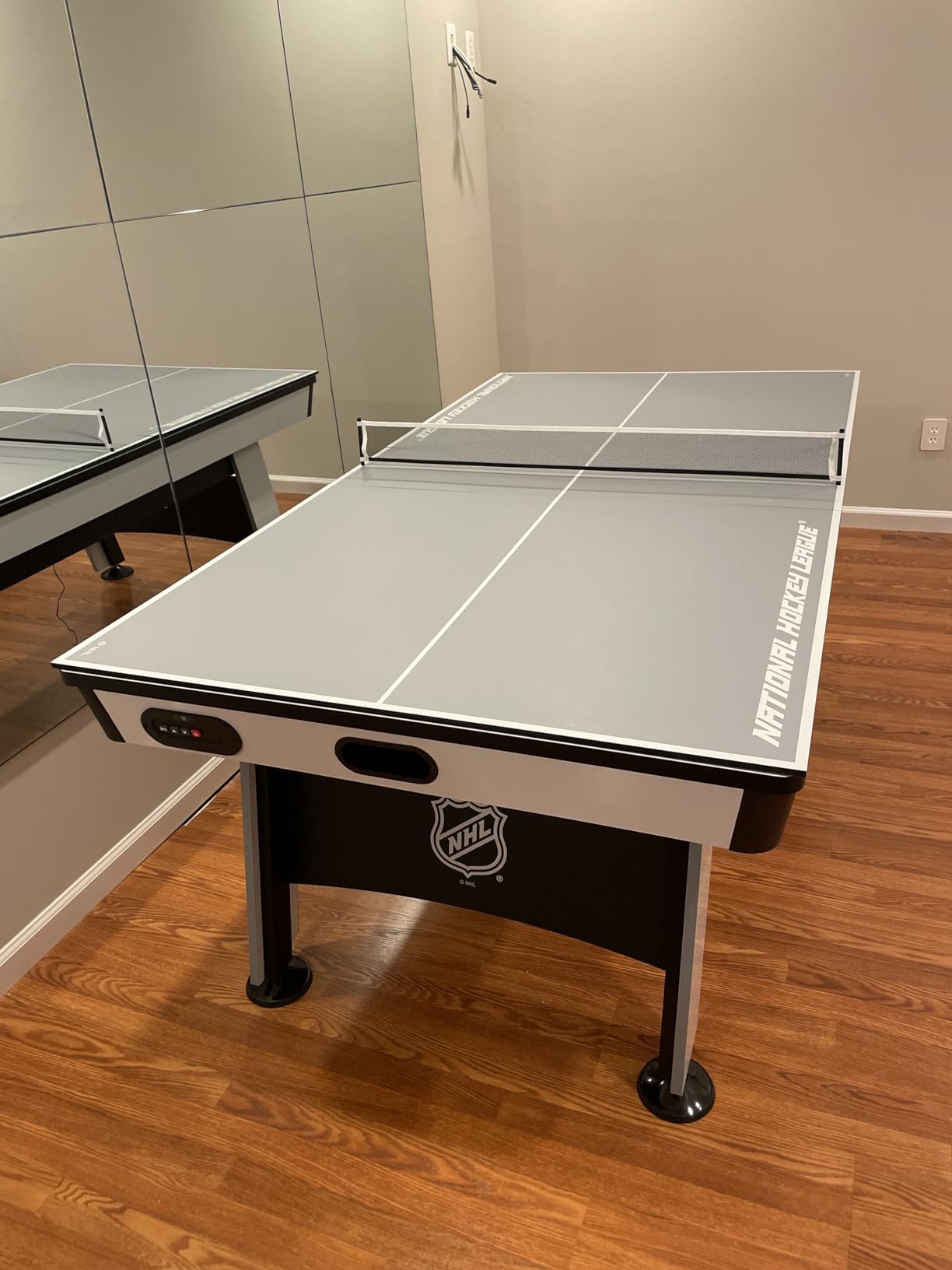 EastPoint NHL Power Play, Air Hockey Table, Table Tennis Top, Arcade Games | Game Room Fun, Table Games, Built-In Leg Levelers, LED Scoring, Stadium Sounds, Light-Up Corners, Complete Set, Easy Setup customer photo 2