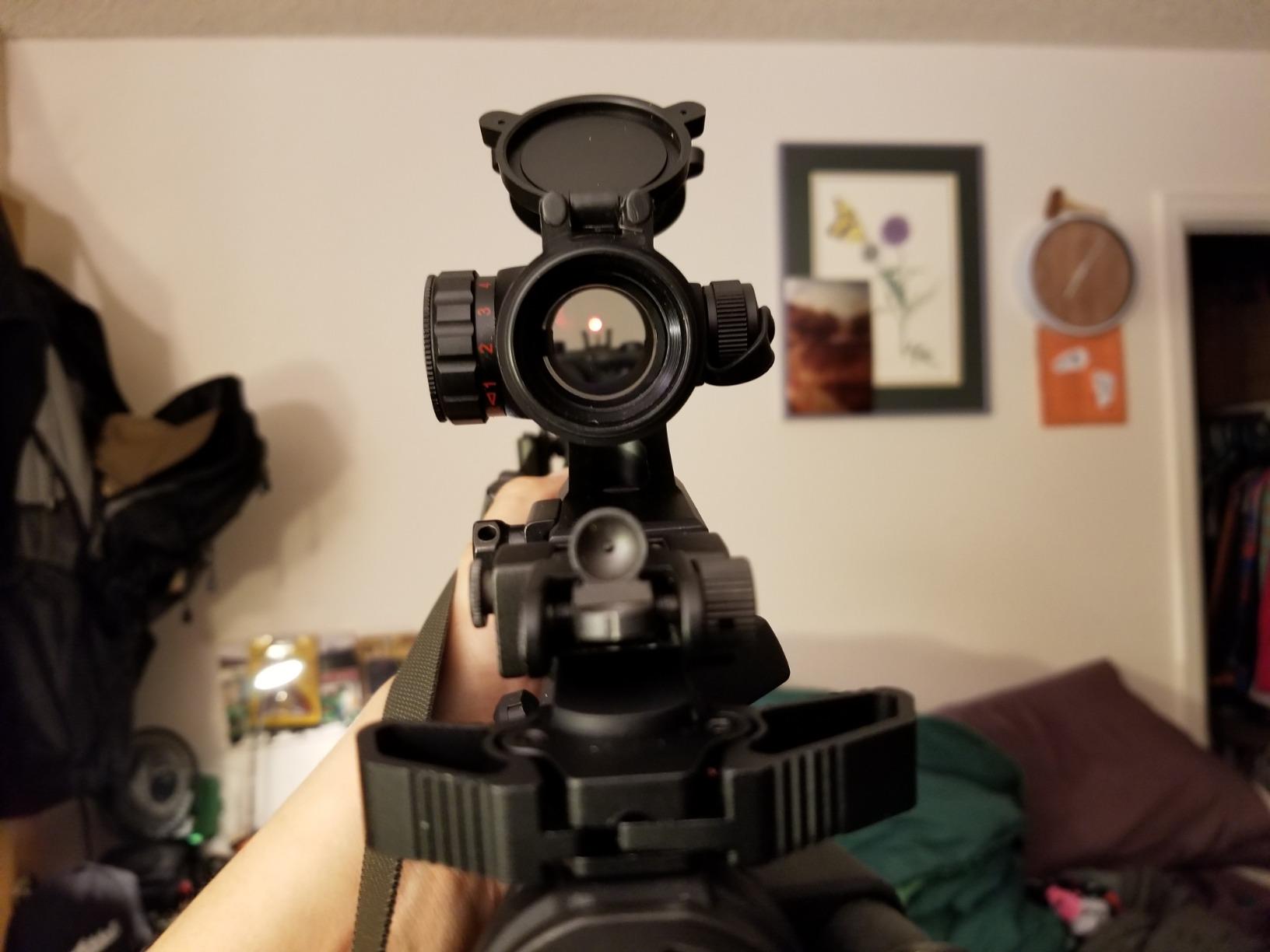 CVLIFE 4MOA Red/Green Dot Reflex Sight, 20mm Cantilever Mount customer photo 1