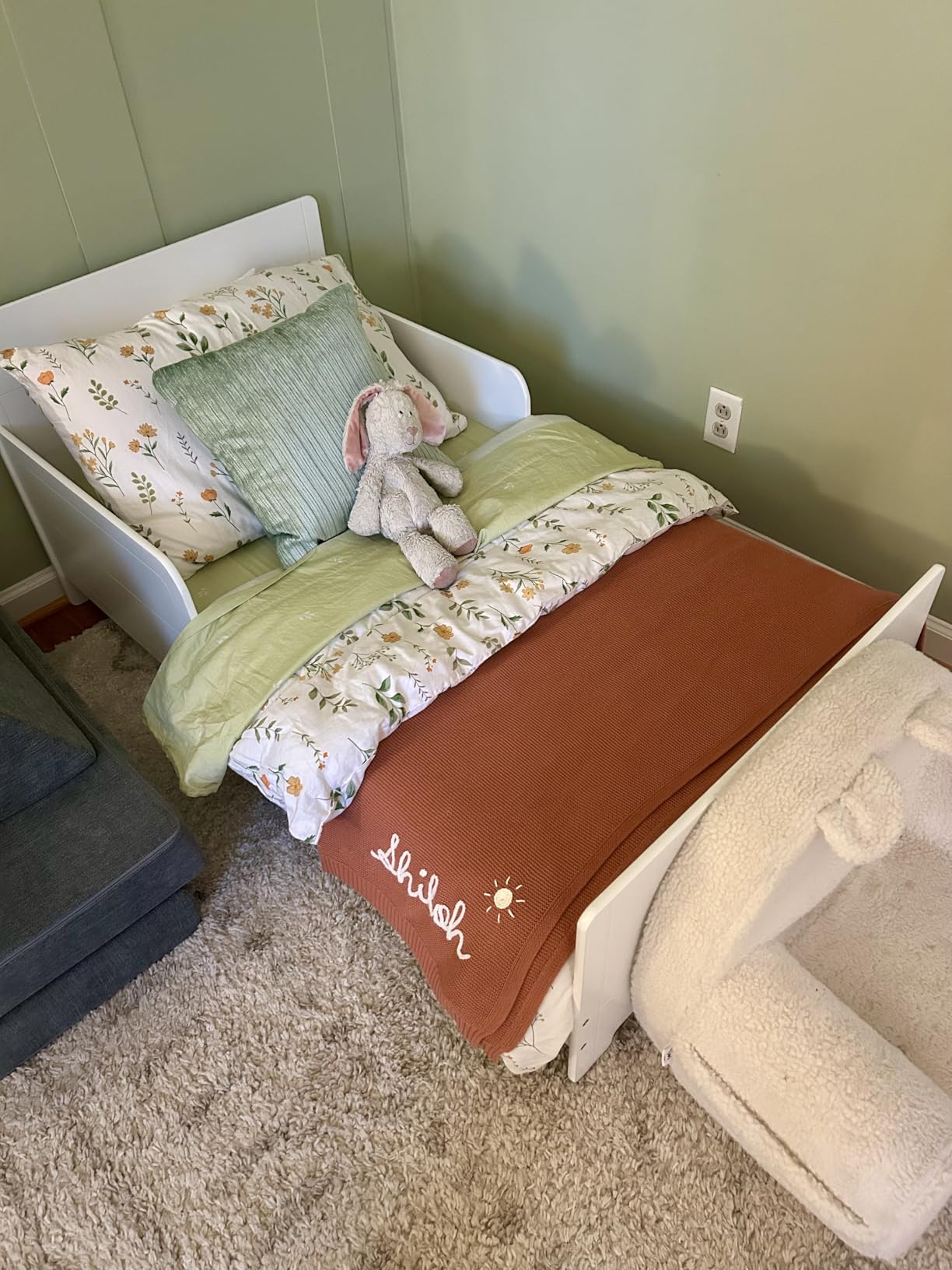 Delta Children MySize Toddler Bed, Grey customer photo 2