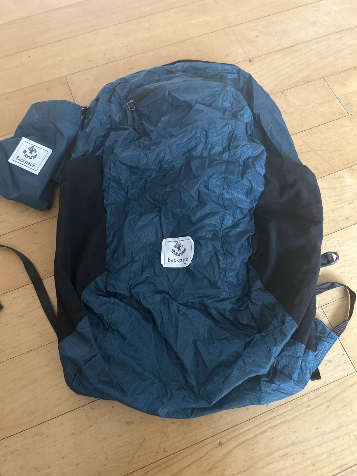 4Monster Hiking Daypack, Water Resistant Lightweight Packable Backpack for Travel Camping Outdoor customer photo 2