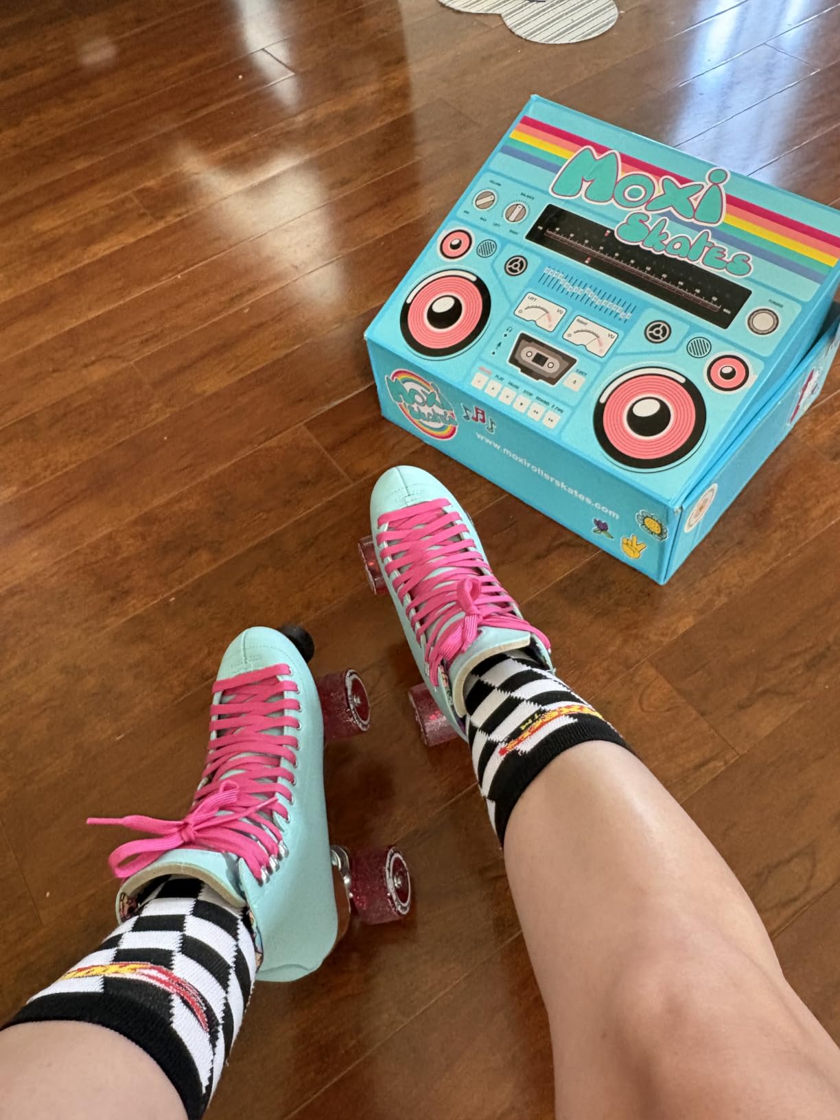Moxi Beach Bunny Roller Skates for Women - Colorful, Precision-Fit Skate with High-Rebound Wheels, Moisture-Wicking Lining & Padding customer photo 2