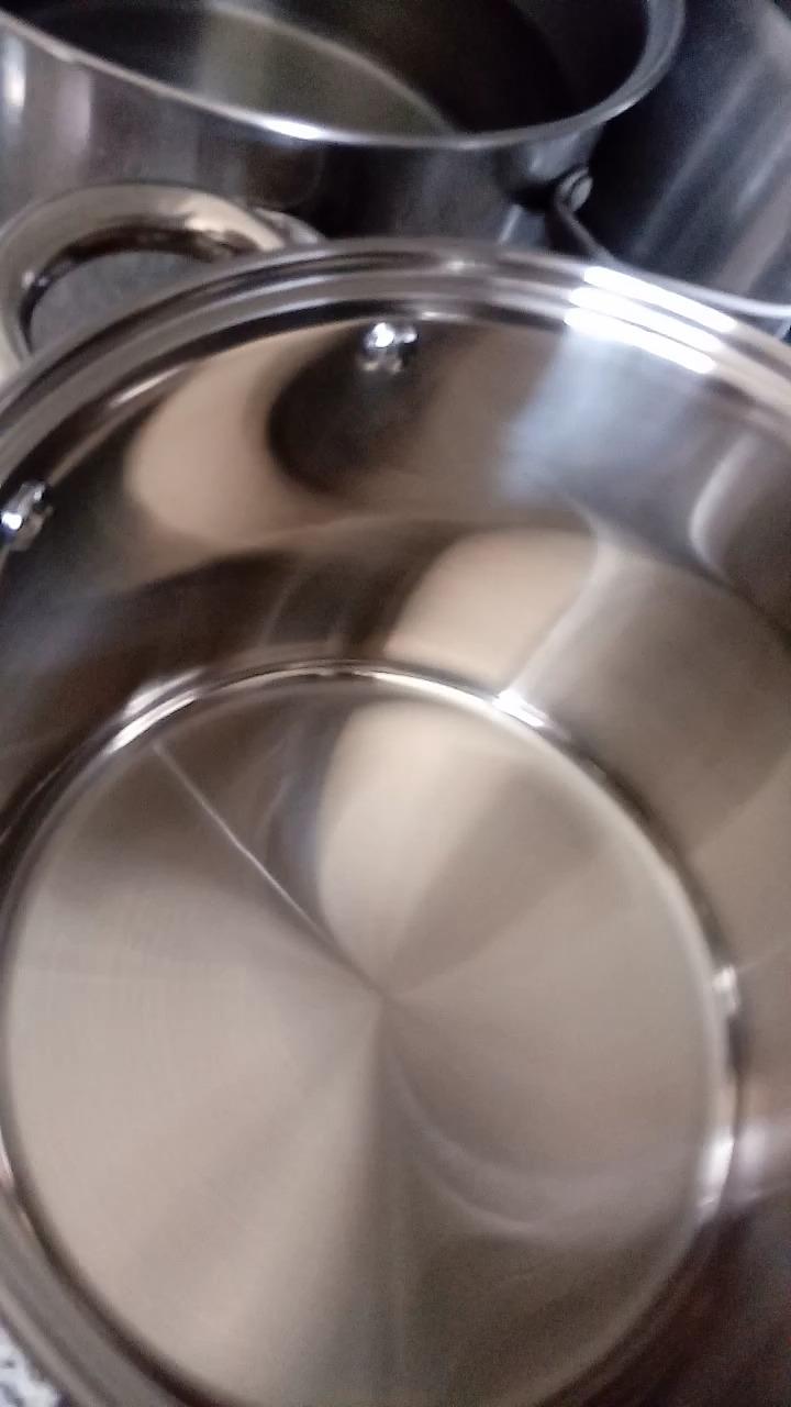 Cook N Home Basics 8 Quart Stainless Steel Stock Pot with Lid, Cooking Pot for Pasta, Soup, Sturdy Handle, Stockpot with Even Heating, Oven & Dishwasher Safe, Cookware for Canning, Boiling customer photo 2