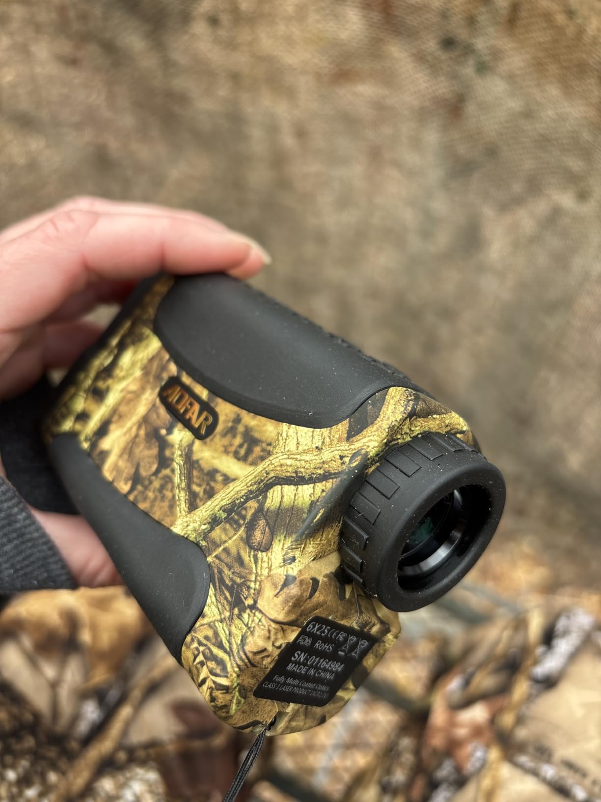 AOFAR HX-700N Hunting Range Finder 700 Yards Waterproof Archery Rangefinder for Bow Hunting with Range and Speed Mode, Free Battery, Carrying Case customer photo 2