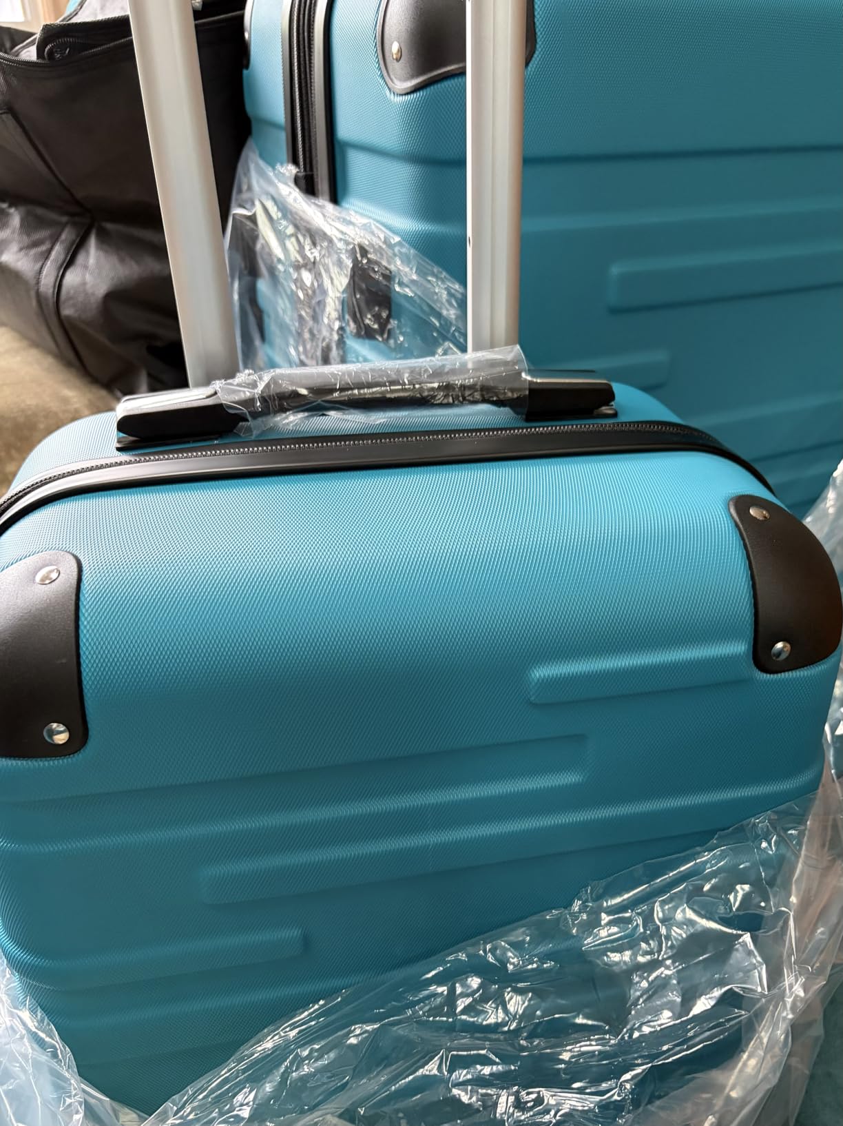 Coolife Hardside ABS Luggage, TSA Lock, Spinner Wheels, 3-Piece Set customer photo 2