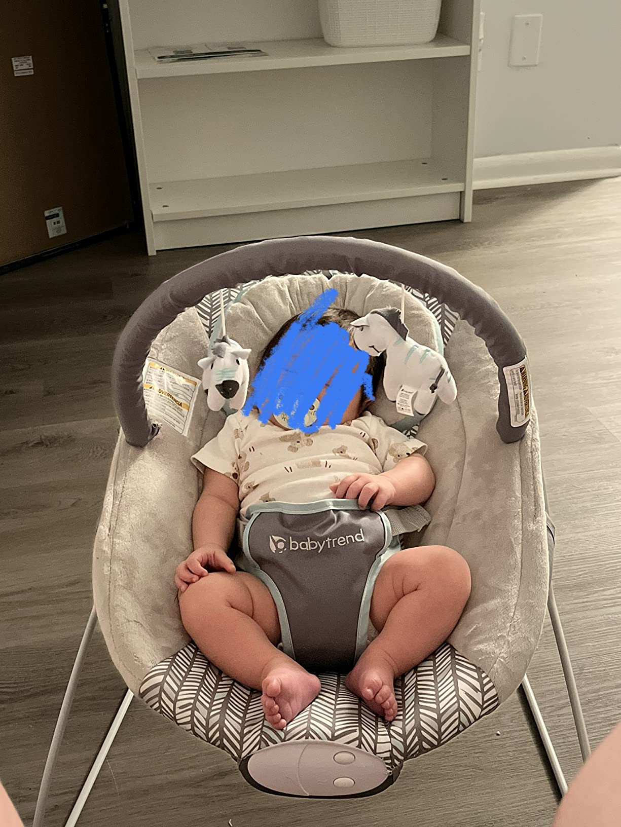 Smart Steps Trend EZ Bouncer, Bluebell customer photo 1