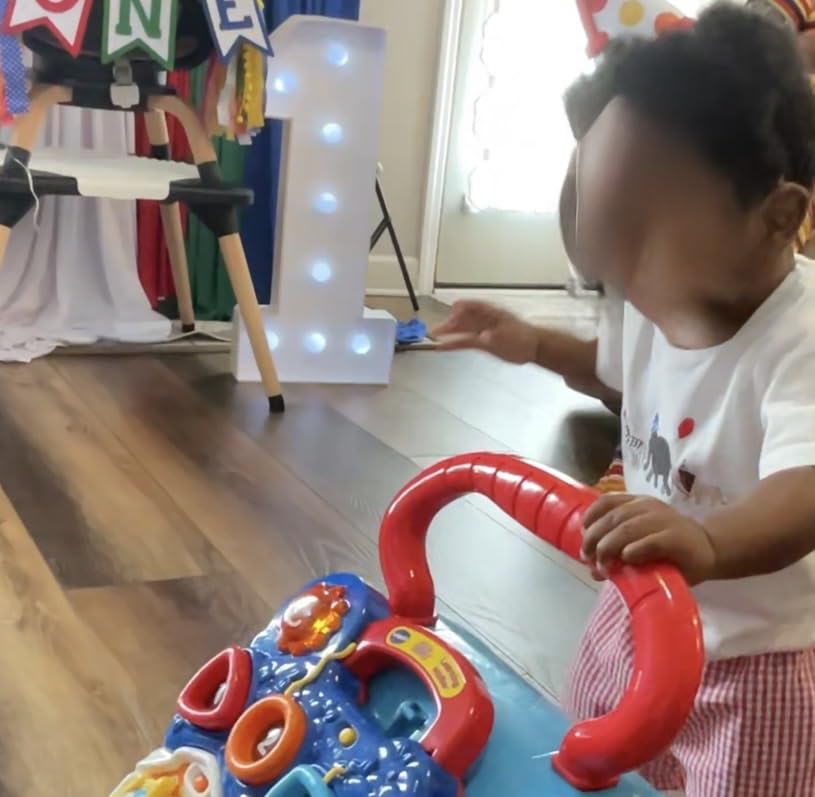 VTech Sit-to-Stand Learning Walker (Frustration Free Packaging), Blue customer photo 2