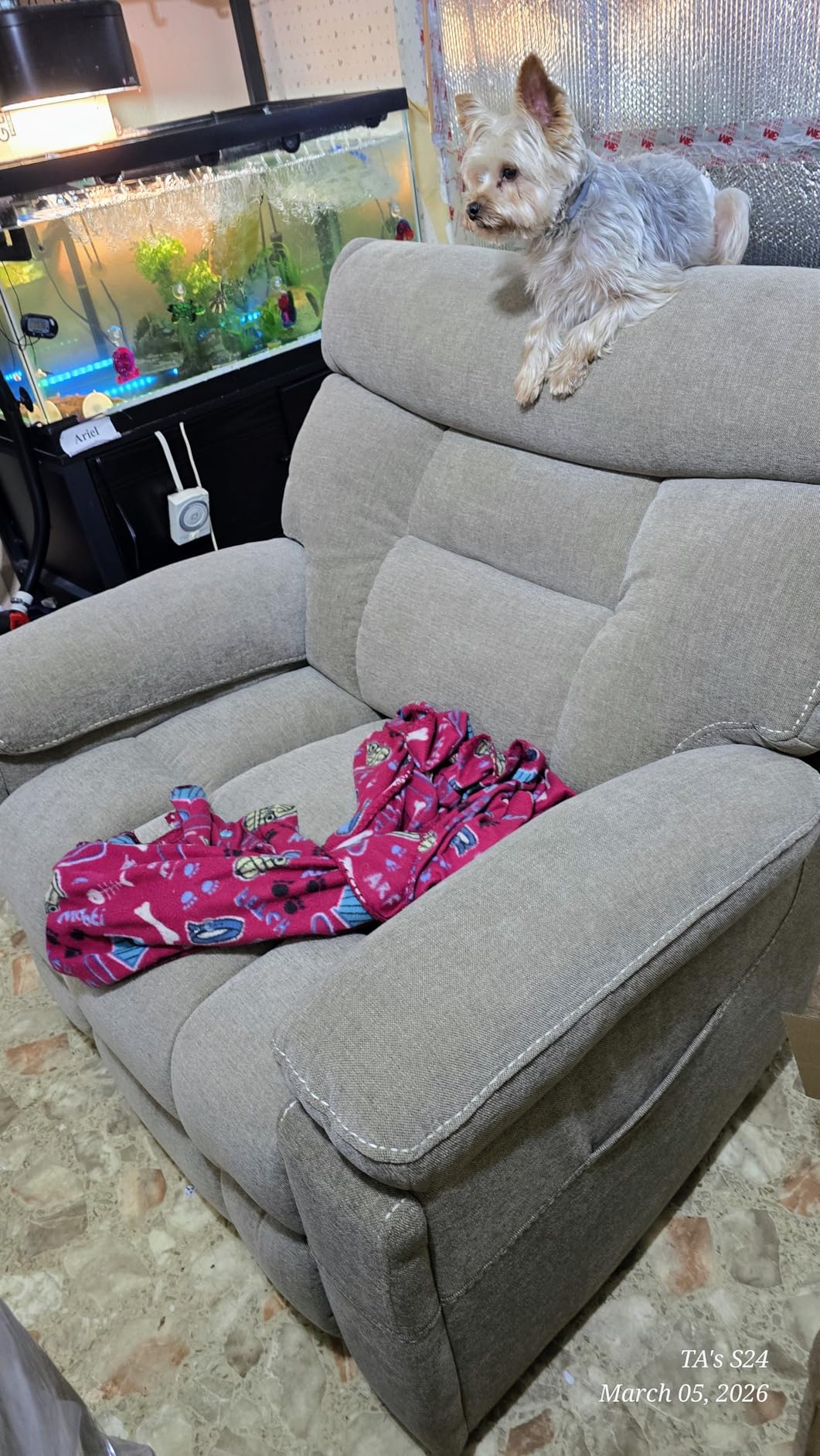CANMOV Power Lift Electric Recliner Chair for Elderly- Heavy Duty and Safety Motion Reclining Mechanism-Antiskid Fabric Sofa for Living Room, Chocolate customer photo 2