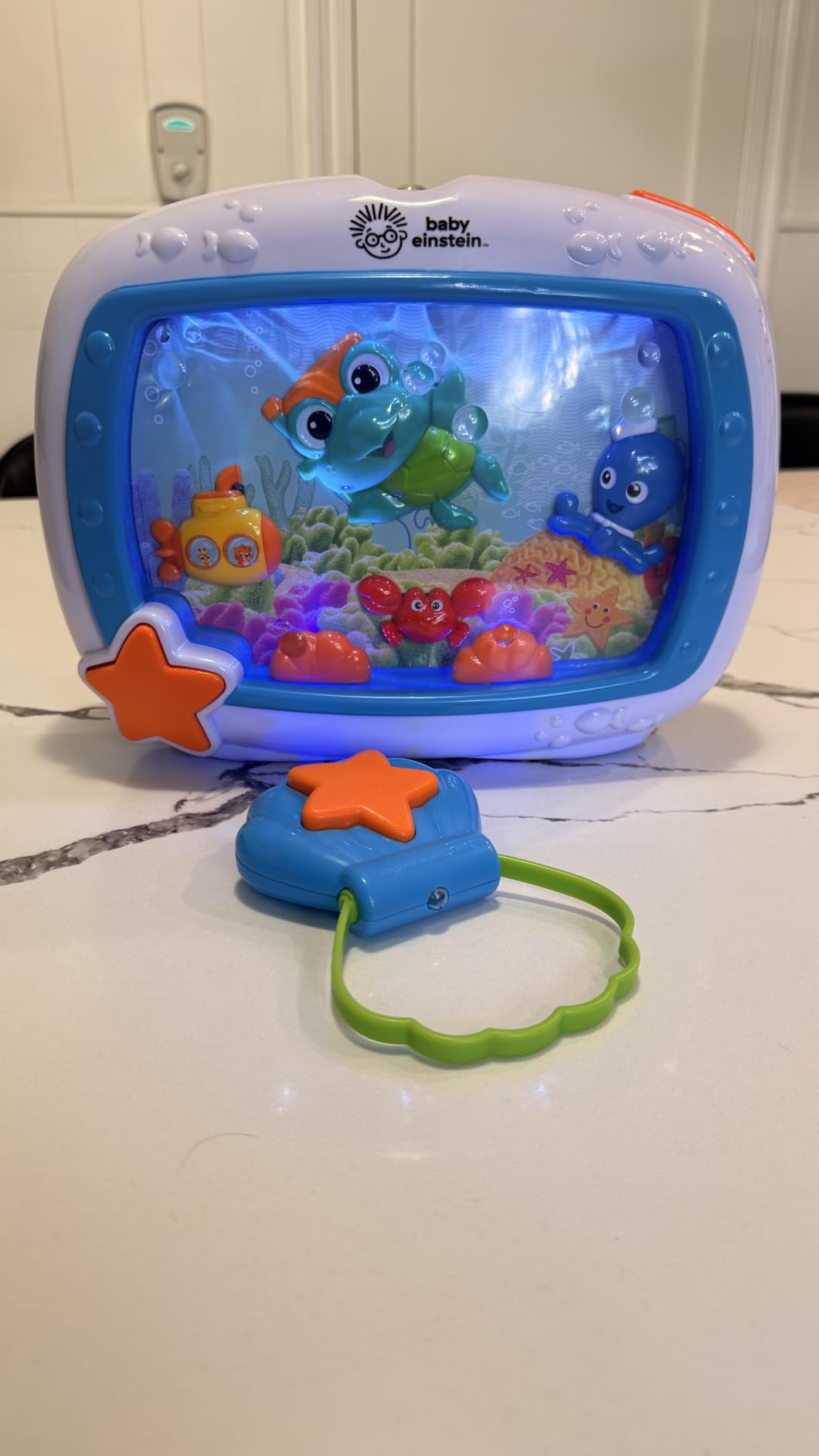 Baby Einstein Sea Dreams Soother Musical Crib Toy and Sound Machine, Newborn and up customer photo 1