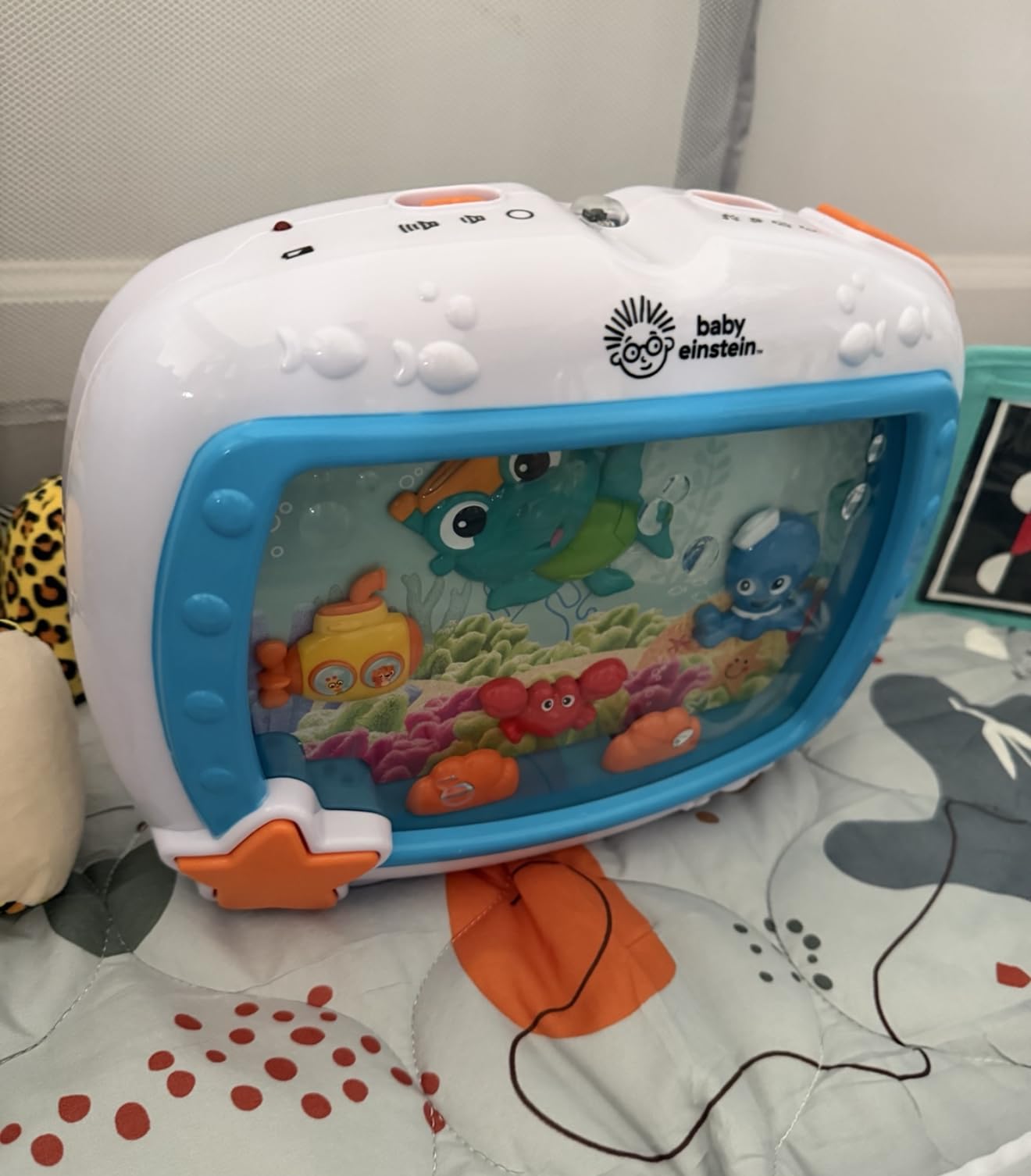 Baby Einstein Sea Dreams Soother Musical Crib Toy and Sound Machine, Newborn and up customer photo 2