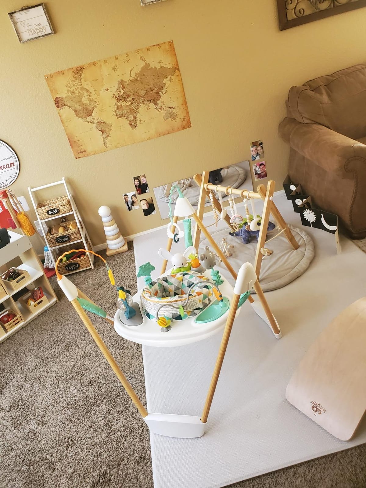 Evenflo Exersaucer Wood Frame Jumper, Woodland Wonder customer photo 2