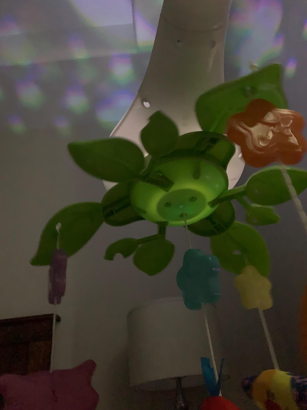 Baby Crib Mobile with Music and Lights - Rotating Musical Mobile for Crib with Star Projector, Calming Lullabies, Nature Sounds - Nursery Crib Toys for Newborn Boys and Girls Ages 0-5 Months customer photo 2