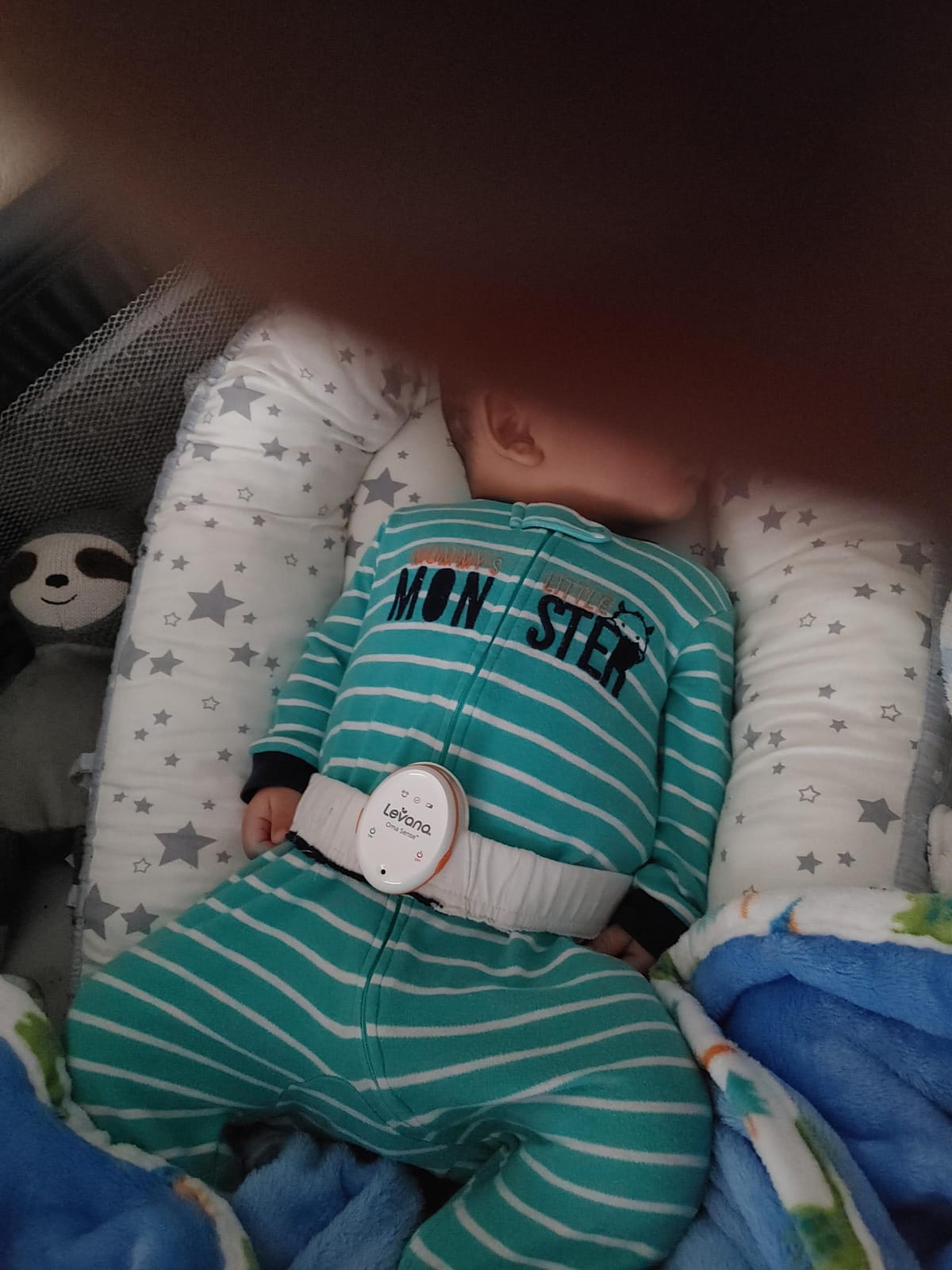 Levana Oma Sense Portable Baby Breathing Movement Monitor with Vibrations and Audible Alerts Designed to Stimulate Baby and Alert Parents customer photo 2