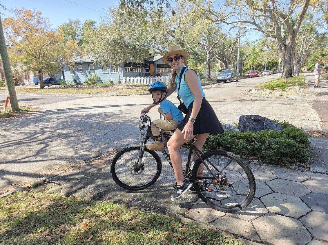 UrRider Child Bike Seat, Front Mount Kids Bike Seat, Fit Mountain Bikes, Cruiser Bikes, Folding Bikes, Ultra Light, Portable, Tool-Free, Quick-Release,Toddler Bike Seat for 2-6 Years (up to 60lbs) customer photo 1