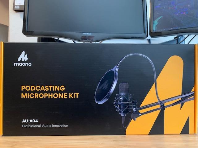 MAONO A04 USB Microphone, 192kHz/24Bit Condenser Mic Kit for PC Podcast customer photo 2