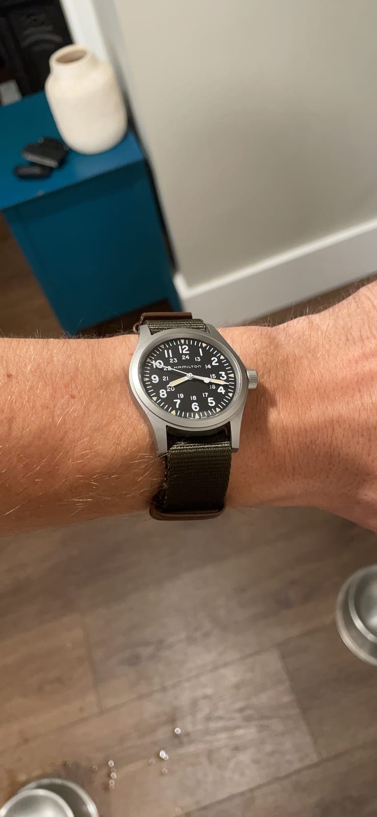 Hamilton Khaki Field Mechanical Men's Watch, 38mm Stainless Steel Case customer photo 1