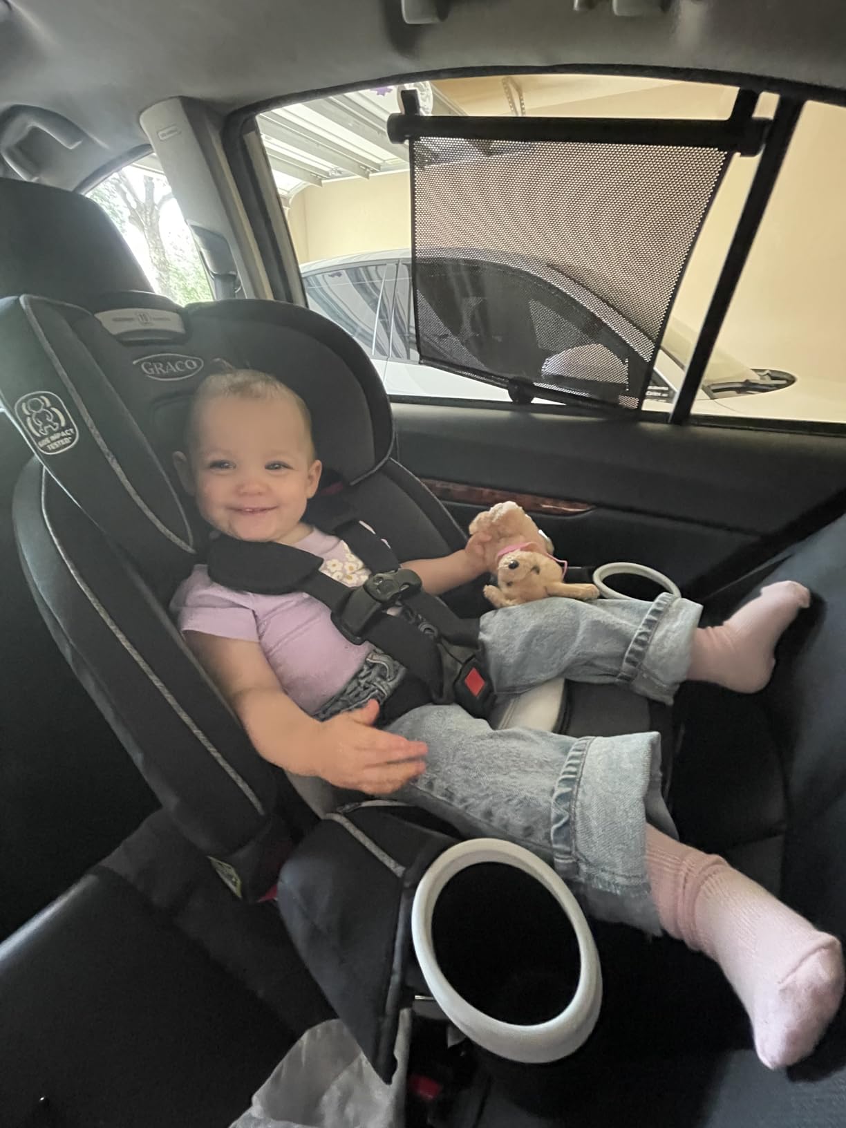 Graco® 4Ever DLX 4-in-1 Car Seat Grey Infant to Toddler Car Seat with 10 Years of Use Rear-facing Forward-facing and Booster Modes Safe Comfortable and Convenient customer photo 2