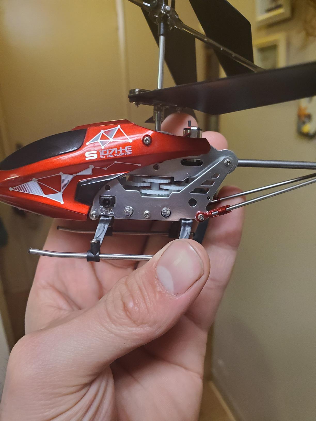 SYMA S107H-E RC Helicopter for Kids, Alloy Body, Altitude Hold, Red customer photo 1